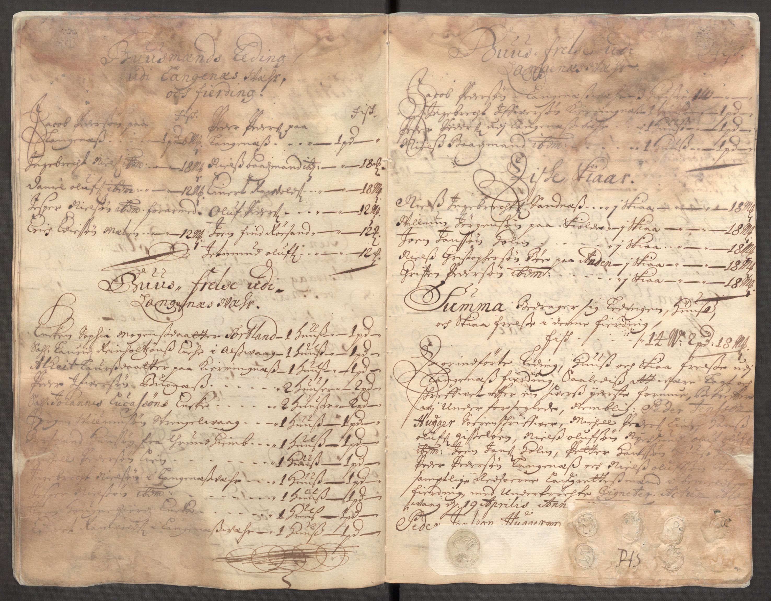 Rentekammeret inntil 1814, Reviderte regnskaper, Fogderegnskap, AV/RA-EA-4092/R67/L4678: Fogderegnskap Vesterålen, Andenes og Lofoten, 1696-1708, p. 167