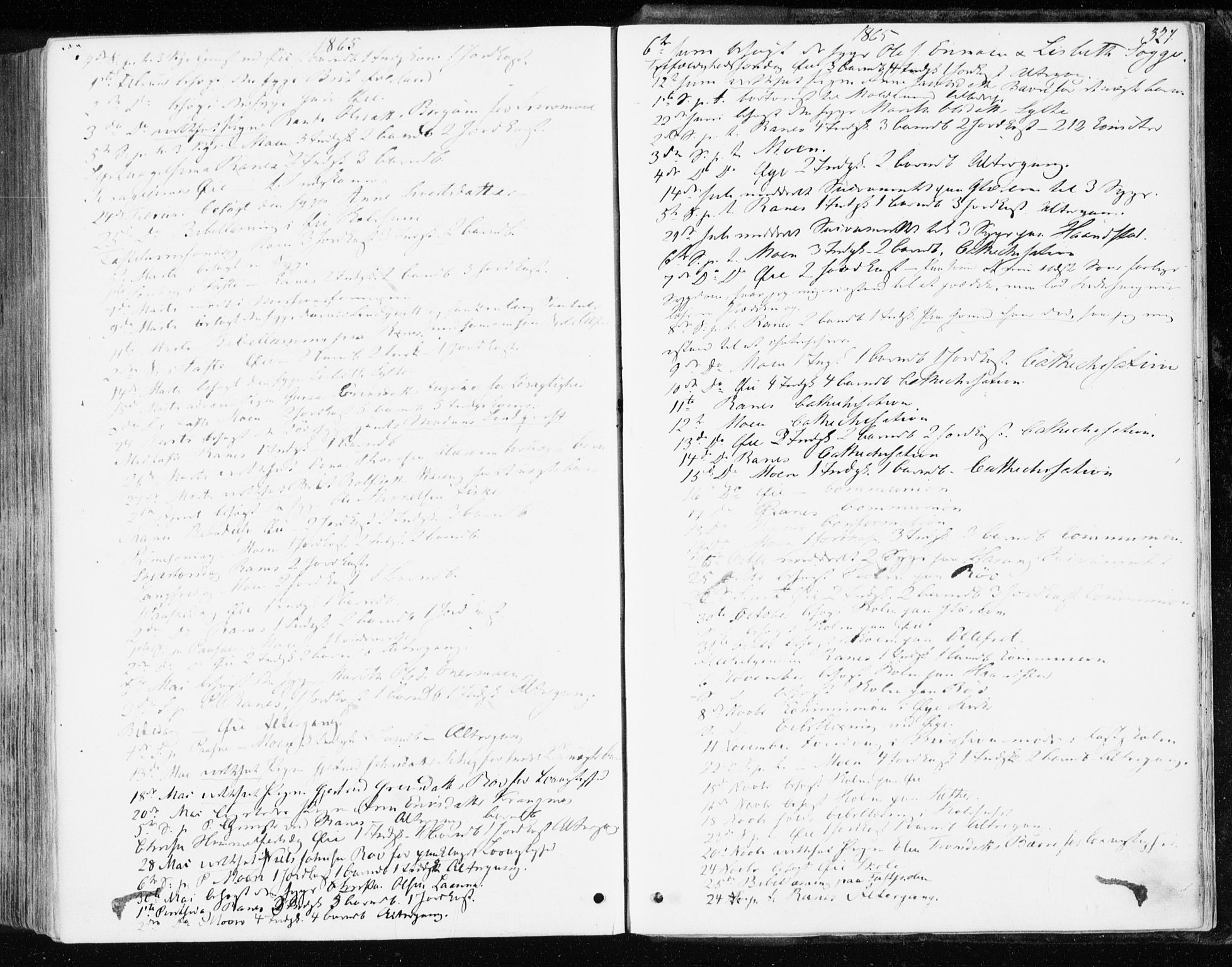 Ministerialprotokoller, klokkerbøker og fødselsregistre - Møre og Romsdal, SAT/A-1454/595/L1045: Parish register (official) no. 595A07, 1863-1873, p. 324