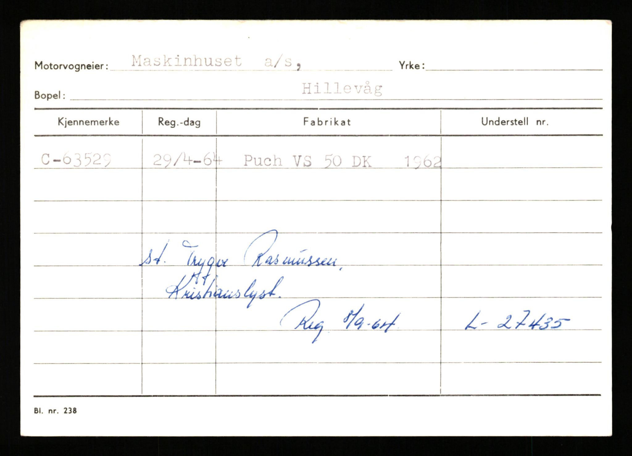 Stavanger trafikkstasjon, AV/SAST-A-101942/0/G/L0007: Registreringsnummer: 49019 - 67460, 1930-1971, p. 2783