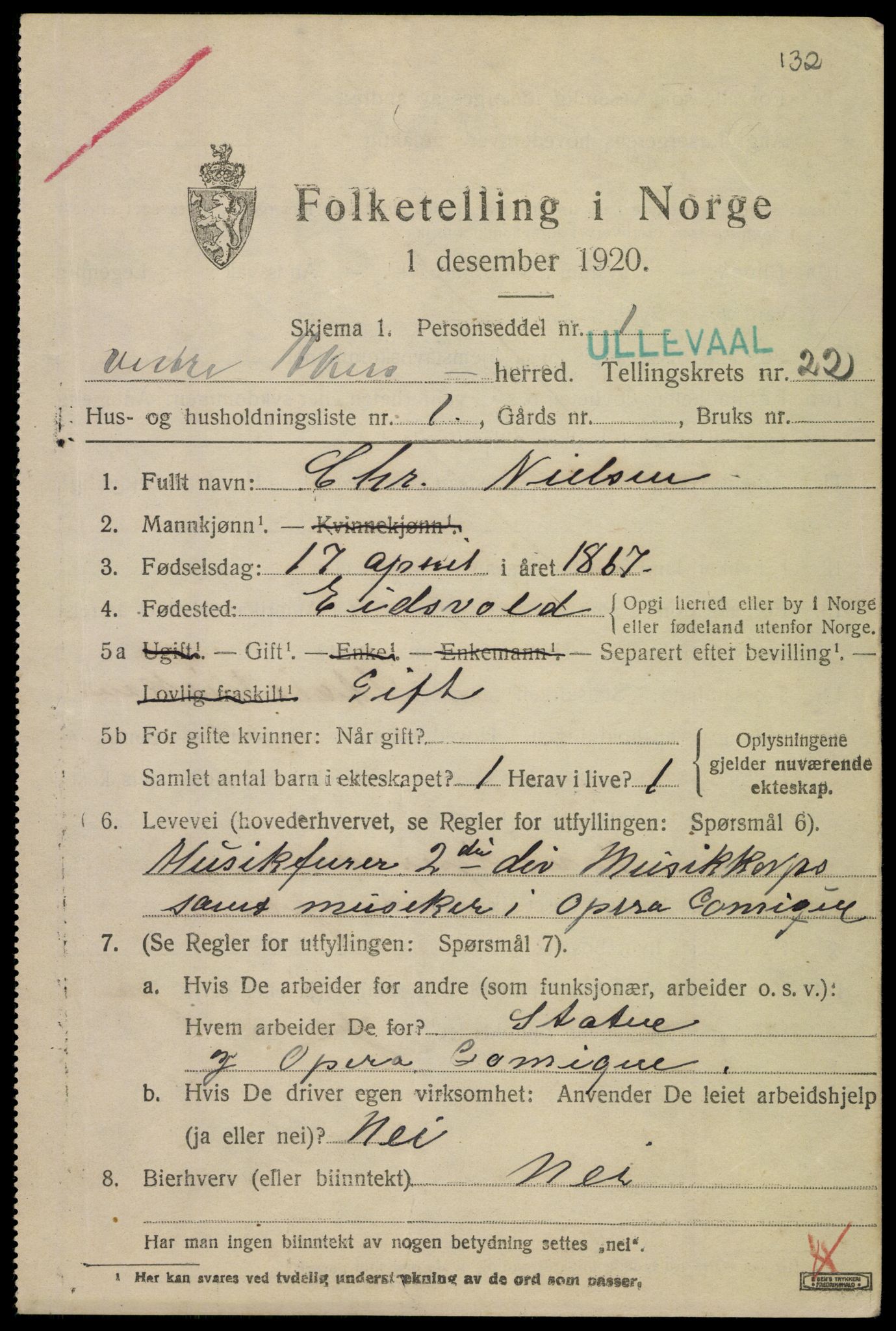 SAO, 1920 census for Aker, 1920, p. 125802