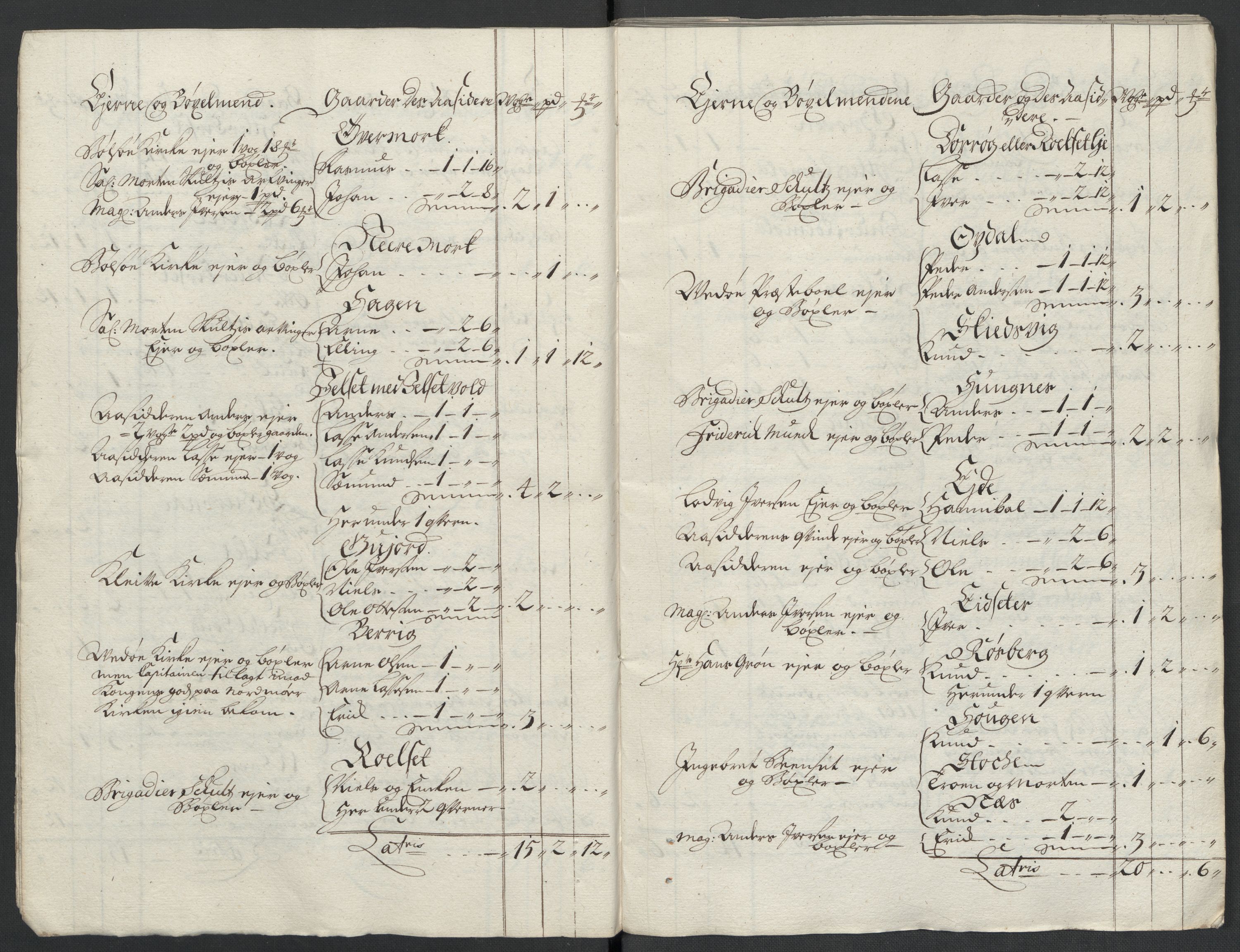 Rentekammeret inntil 1814, Reviderte regnskaper, Fogderegnskap, RA/EA-4092/R55/L3658: Fogderegnskap Romsdal, 1707-1708, p. 19