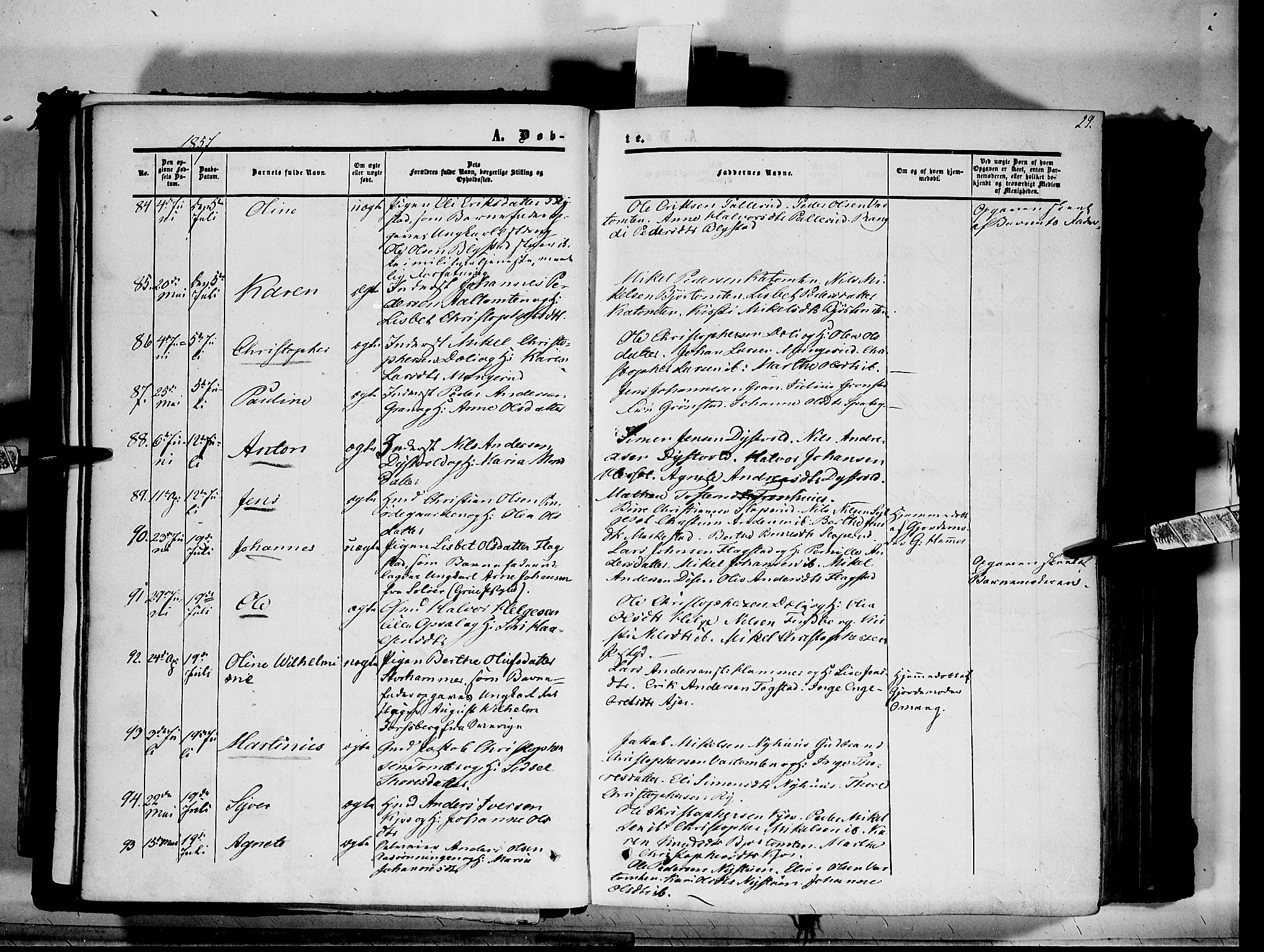 Vang prestekontor, Hedmark, SAH/PREST-008/H/Ha/Haa/L0012: Parish register (official) no. 12, 1855-1870, p. 29