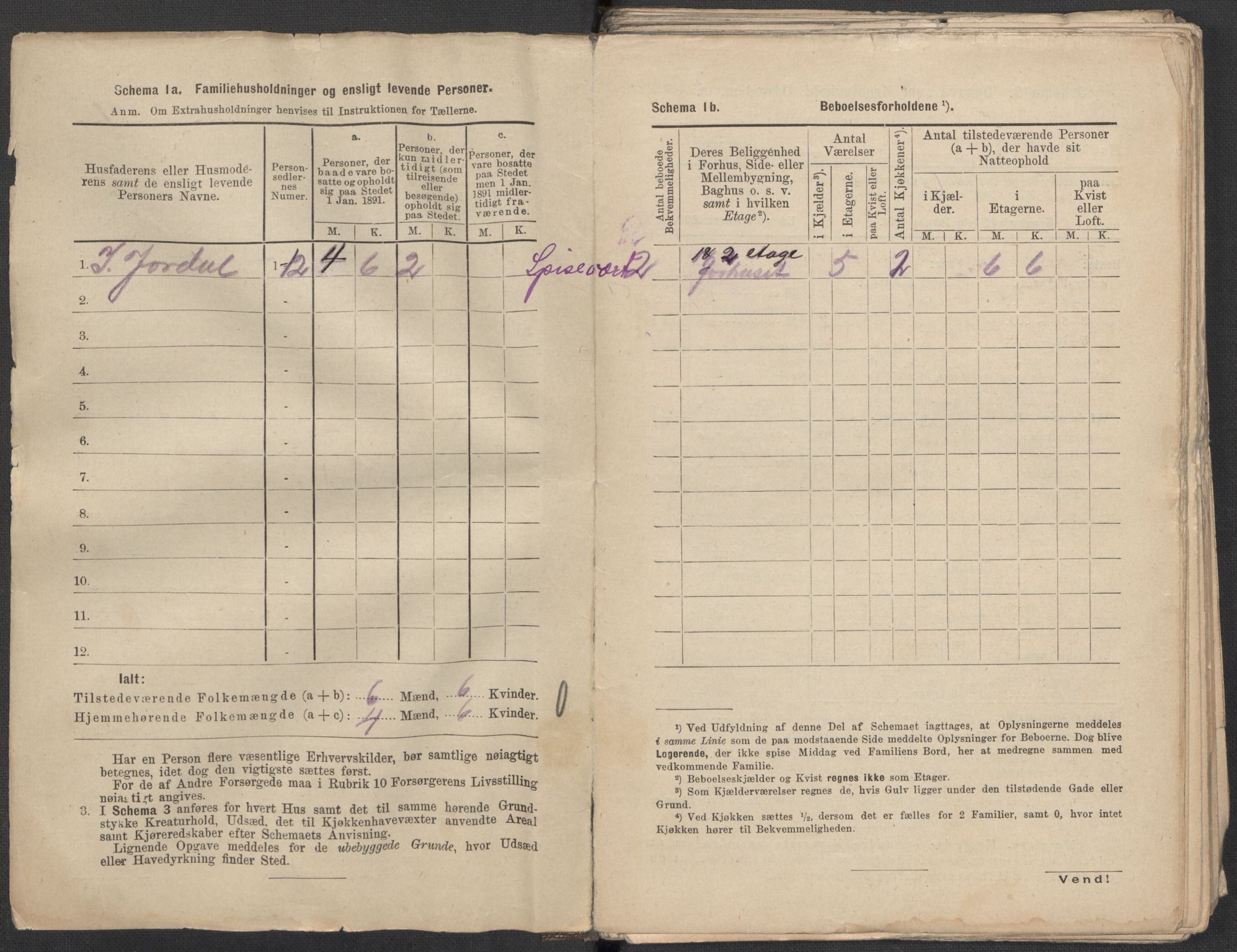 RA, 1891 Census for 1301 Bergen, 1891, p. 151