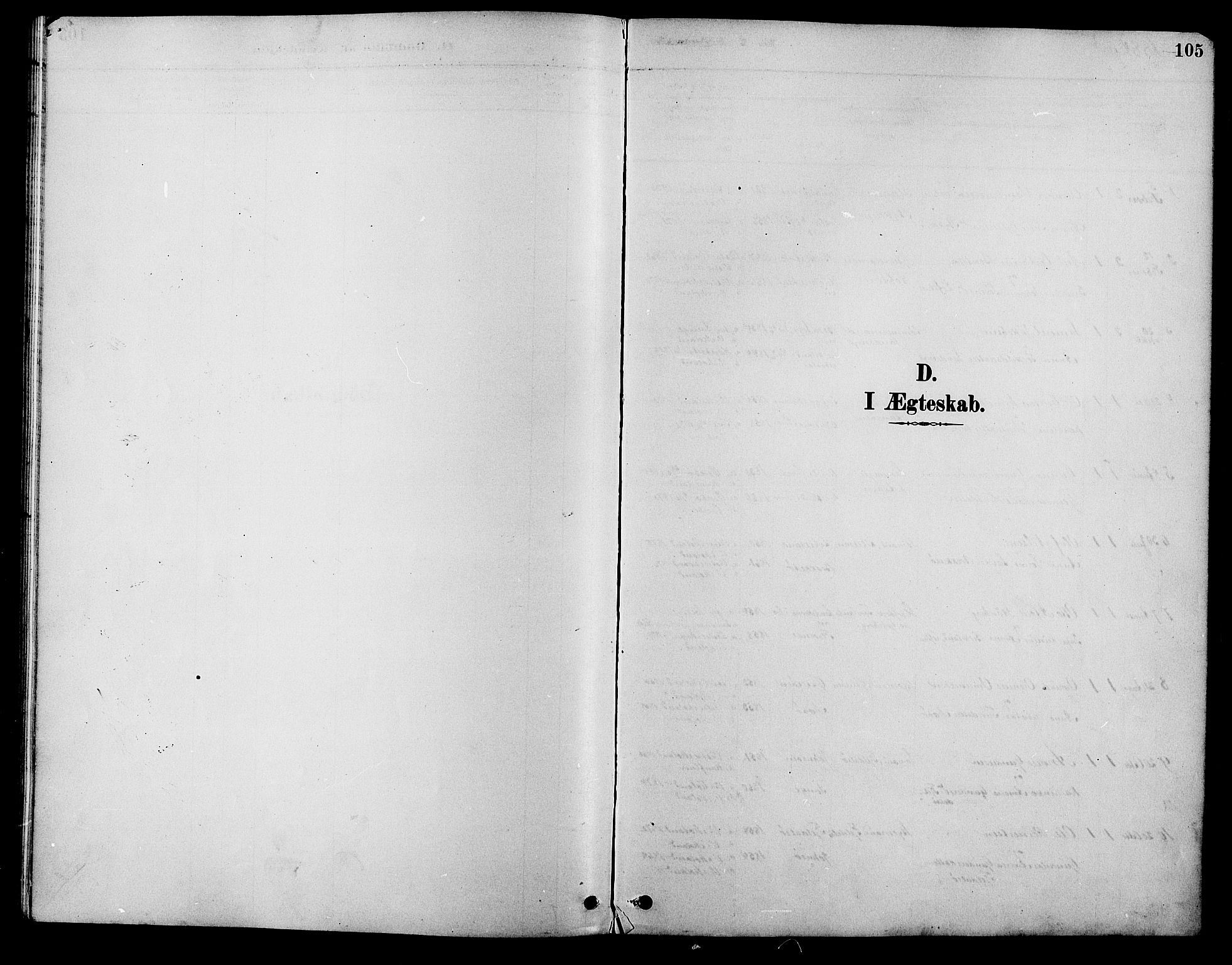 Vestre Moland sokneprestkontor, AV/SAK-1111-0046/F/Fb/Fbb/L0006: Parish register (copy) no. B 6, 1884-1905, p. 105