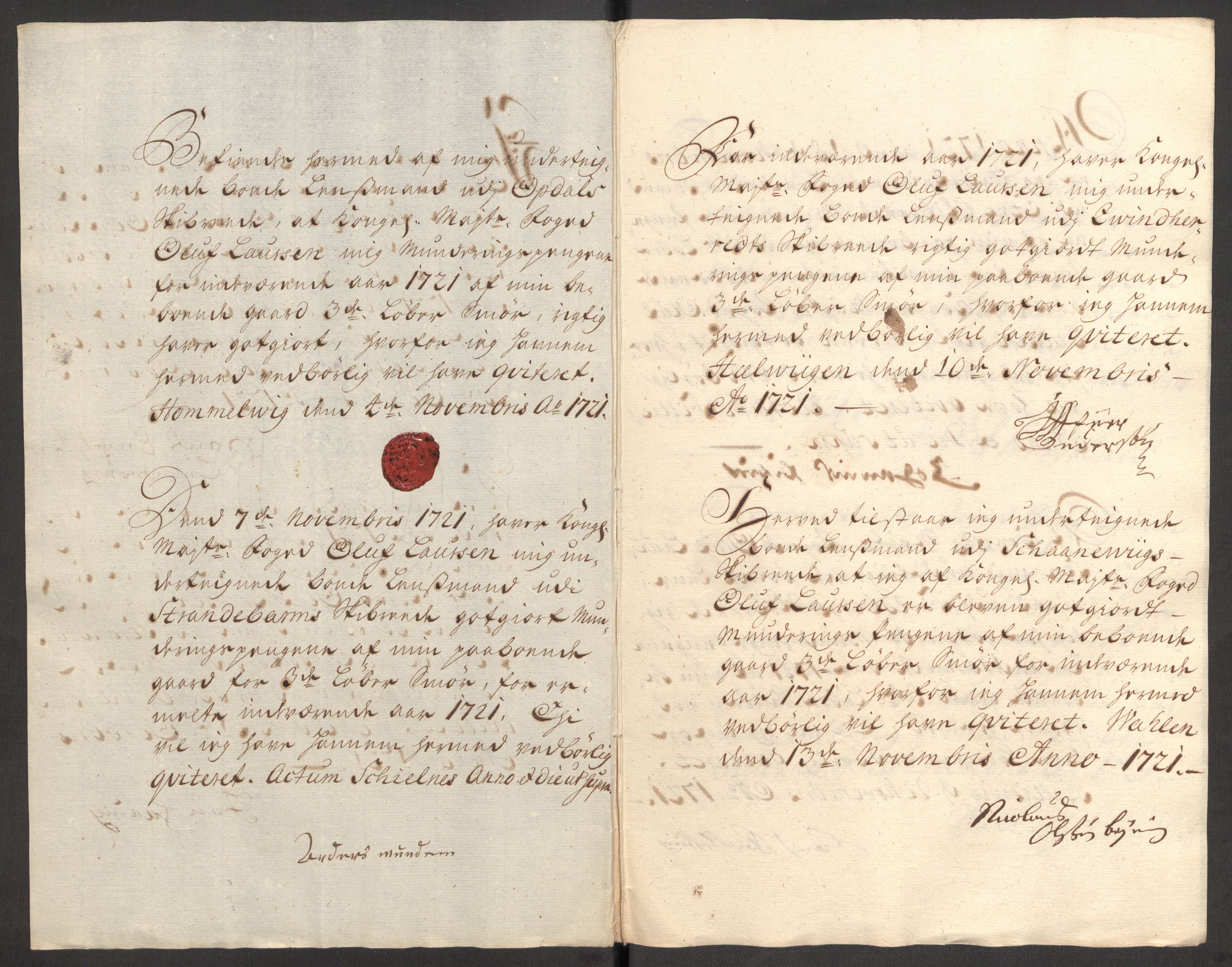 Rentekammeret inntil 1814, Reviderte regnskaper, Fogderegnskap, RA/EA-4092/R48/L3000: Fogderegnskap Sunnhordland og Hardanger, 1721, p. 275