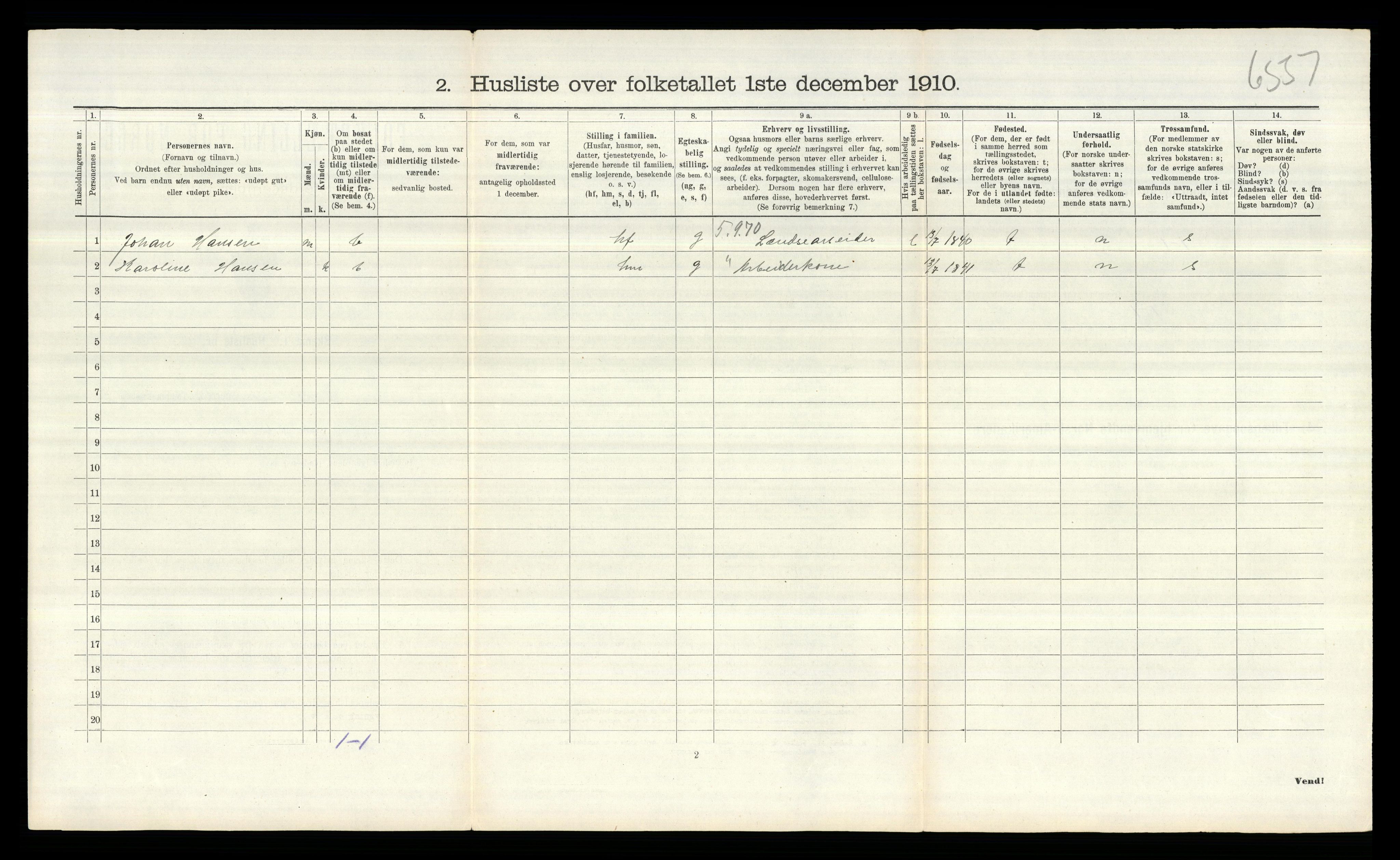 RA, 1910 census for Tune, 1910, p. 1985