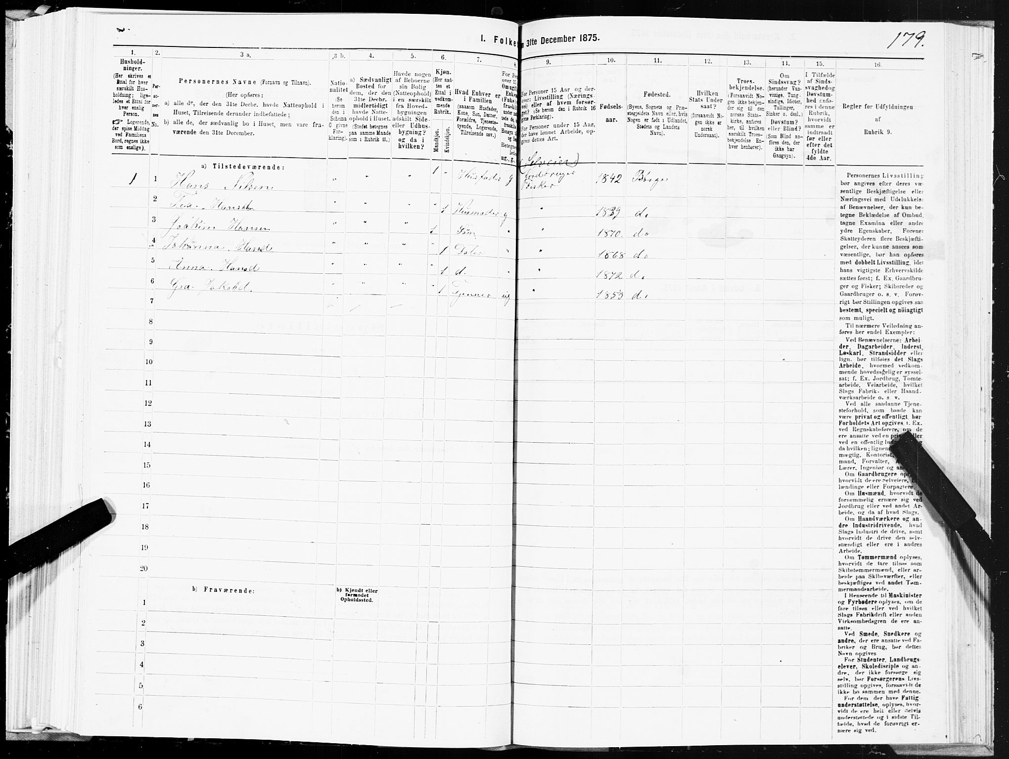 SAT, 1875 census for 1862P Borge, 1875, p. 3179