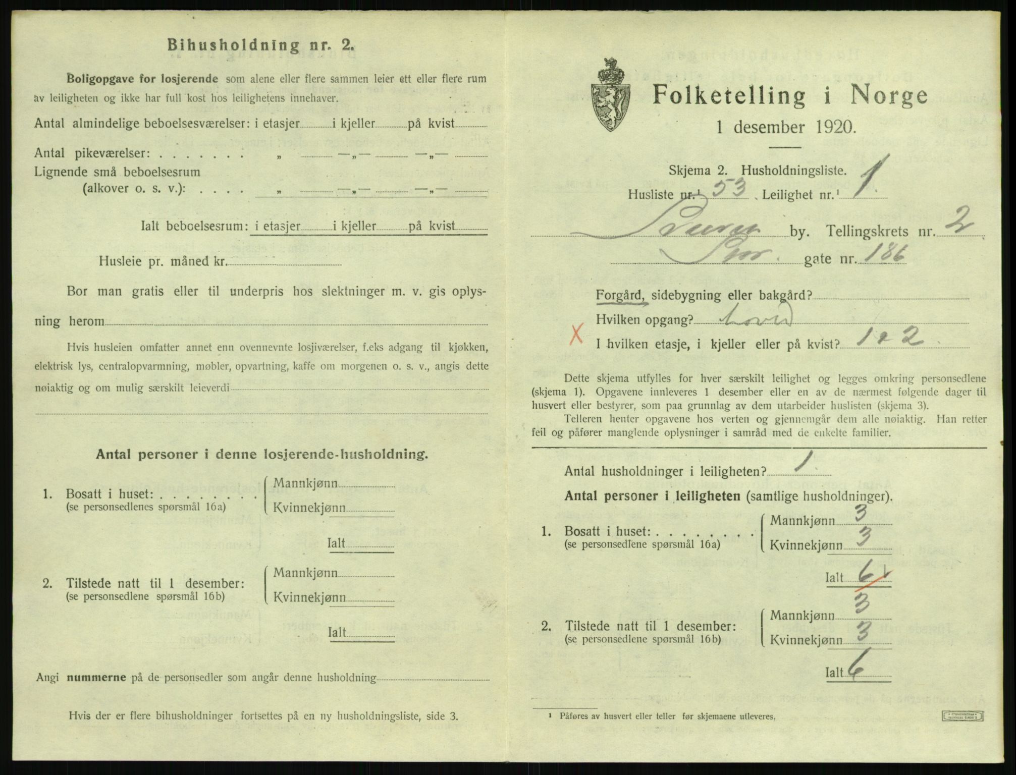 SAKO, 1920 census for Svelvik, 1920, p. 999