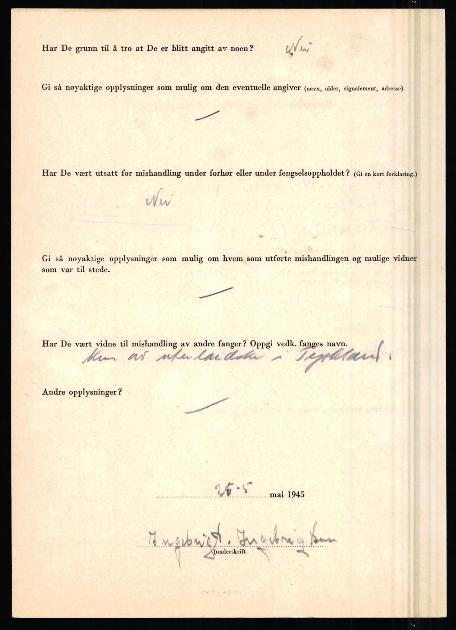 Rikspolitisjefen, AV/RA-S-1560/L/L0007: Heen, Erik C. - Iversen, Trygve, 1940-1945, p. 1122