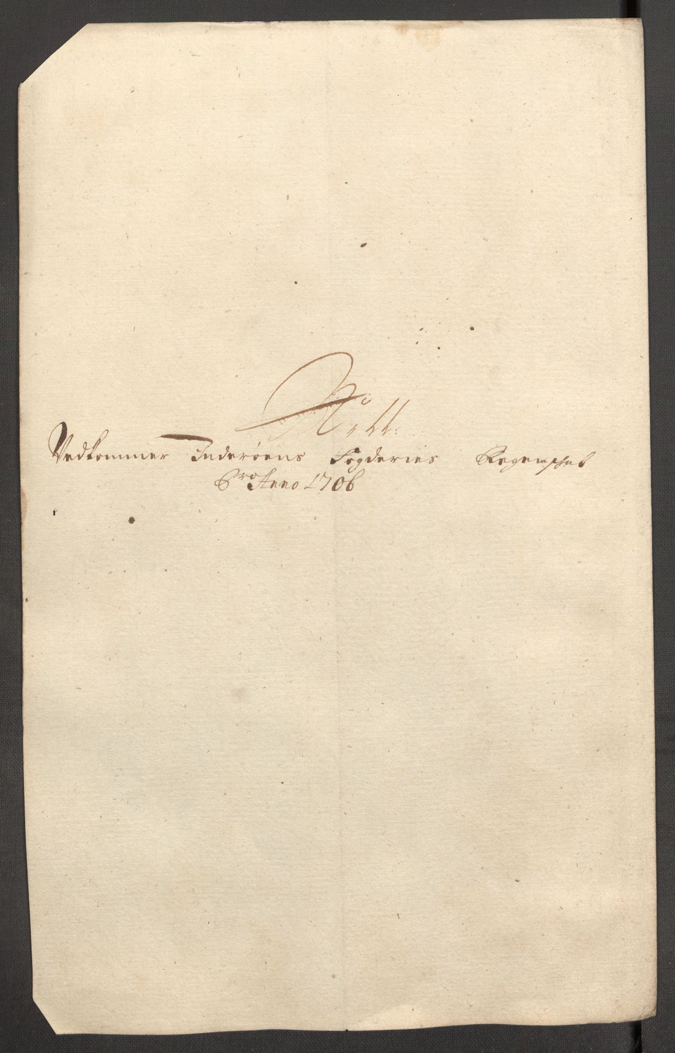 Rentekammeret inntil 1814, Reviderte regnskaper, Fogderegnskap, RA/EA-4092/R63/L4315: Fogderegnskap Inderøy, 1706-1707, p. 162