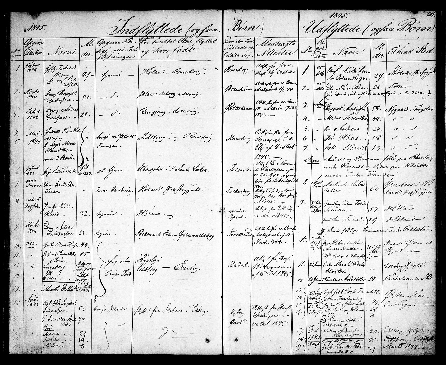 Rødenes prestekontor Kirkebøker, AV/SAO-A-2005/F/Fa/L0005: Parish register (official) no. I 5, 1838-1849, p. 208