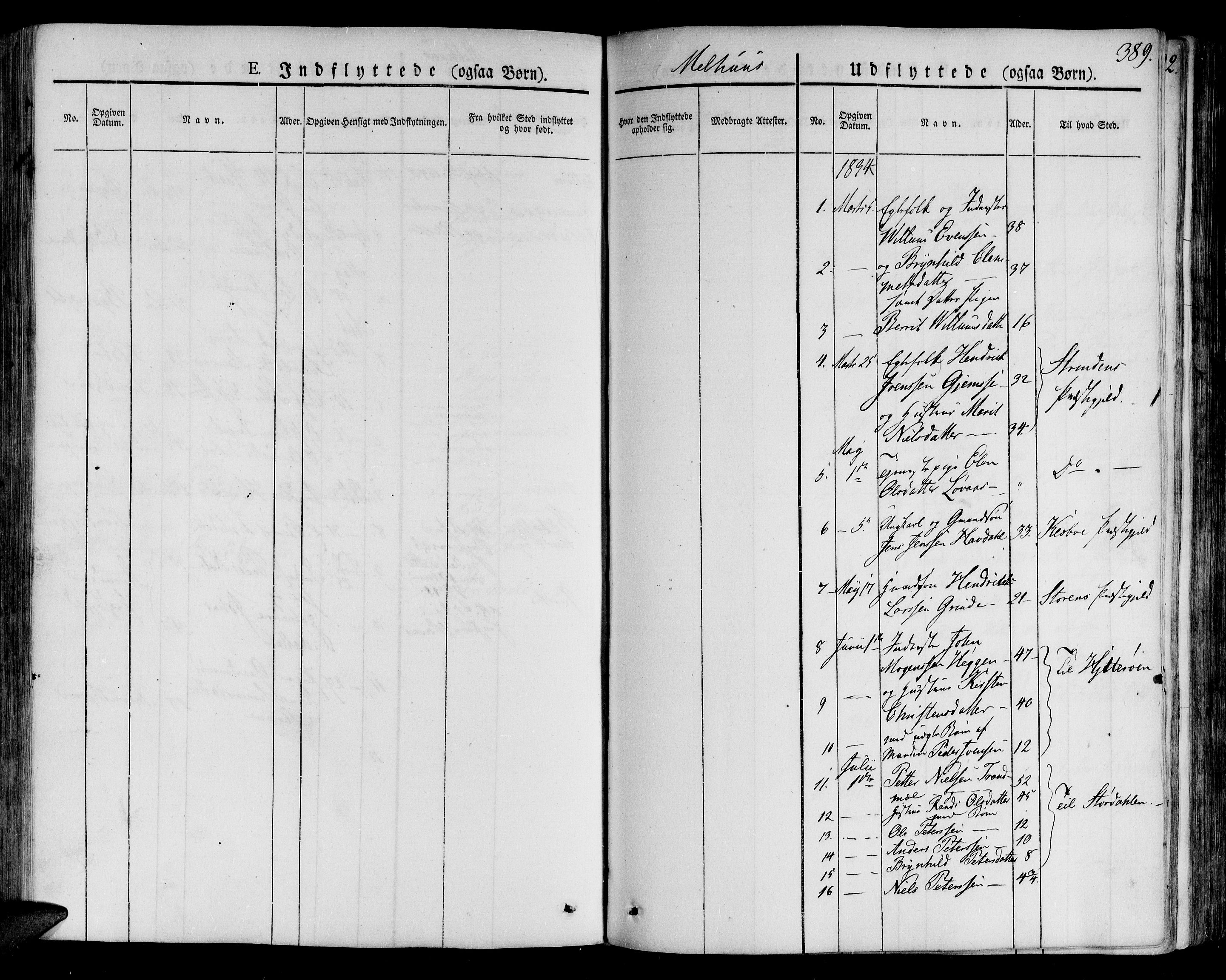 Ministerialprotokoller, klokkerbøker og fødselsregistre - Sør-Trøndelag, SAT/A-1456/691/L1070: Parish register (official) no. 691A05 /1, 1826-1841, p. 389
