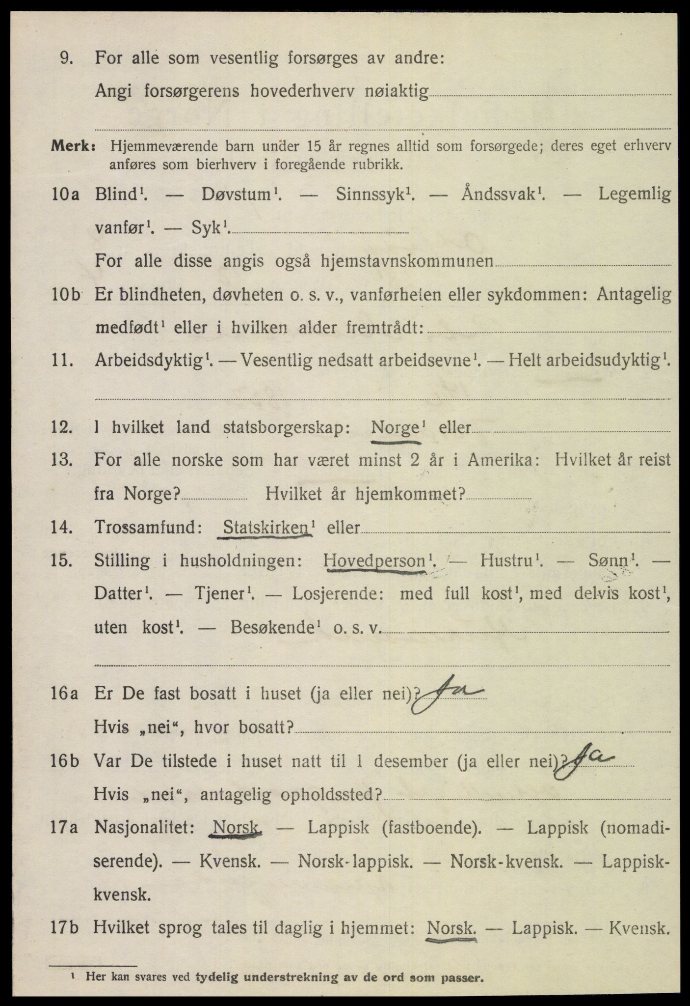 SAT, 1920 census for Otterøy, 1920, p. 3298