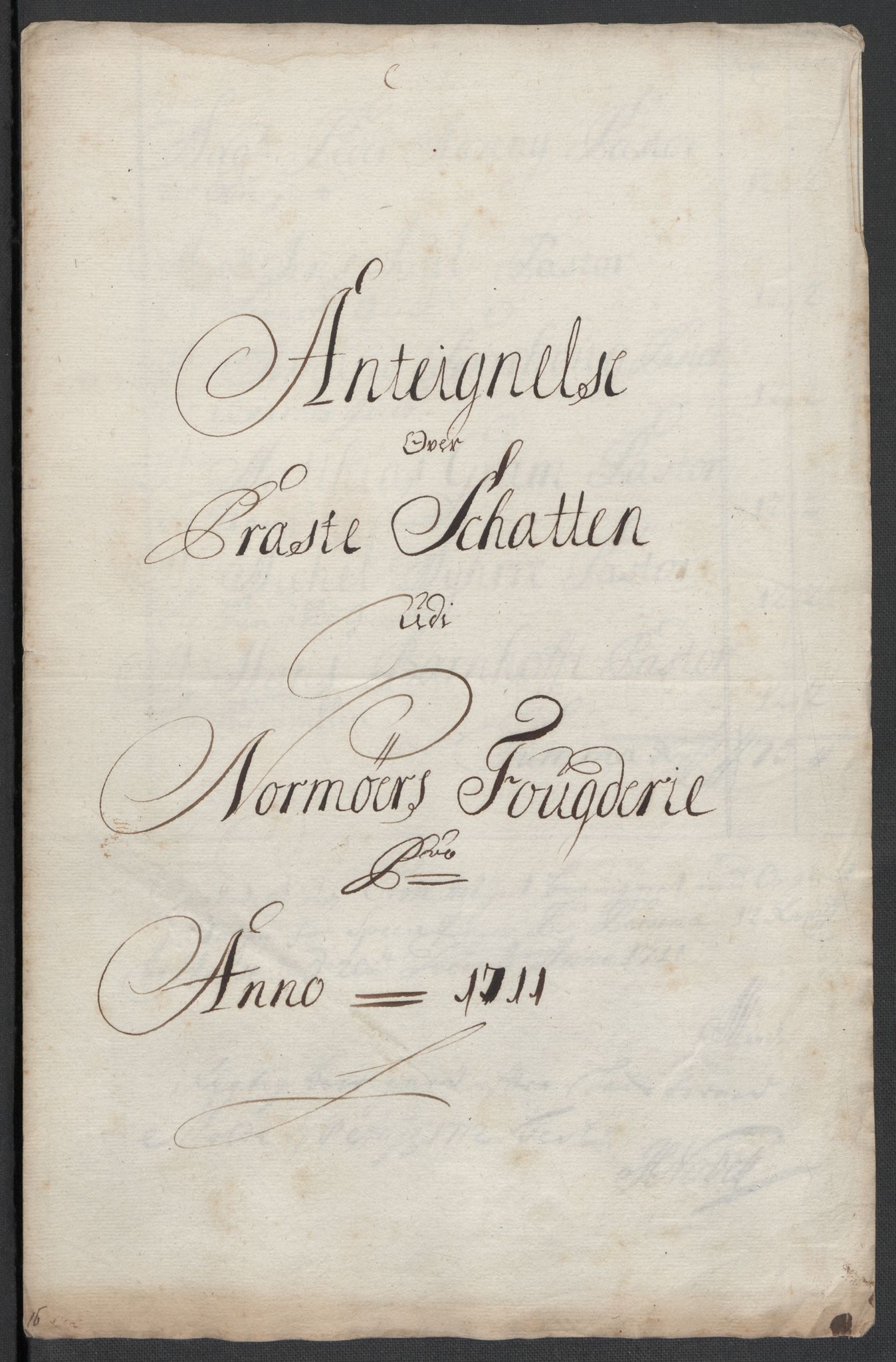 Rentekammeret inntil 1814, Reviderte regnskaper, Fogderegnskap, RA/EA-4092/R56/L3745: Fogderegnskap Nordmøre, 1711, p. 82