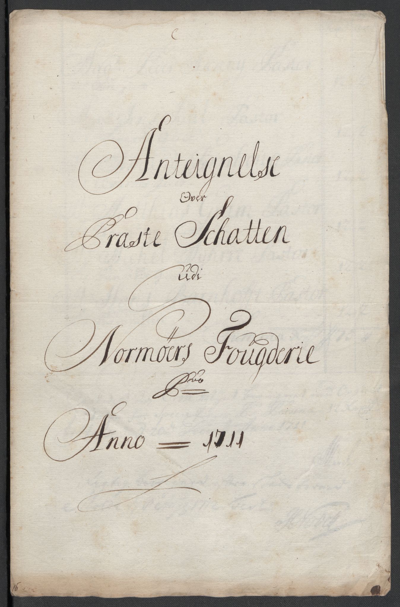 Rentekammeret inntil 1814, Reviderte regnskaper, Fogderegnskap, AV/RA-EA-4092/R56/L3745: Fogderegnskap Nordmøre, 1711, p. 82