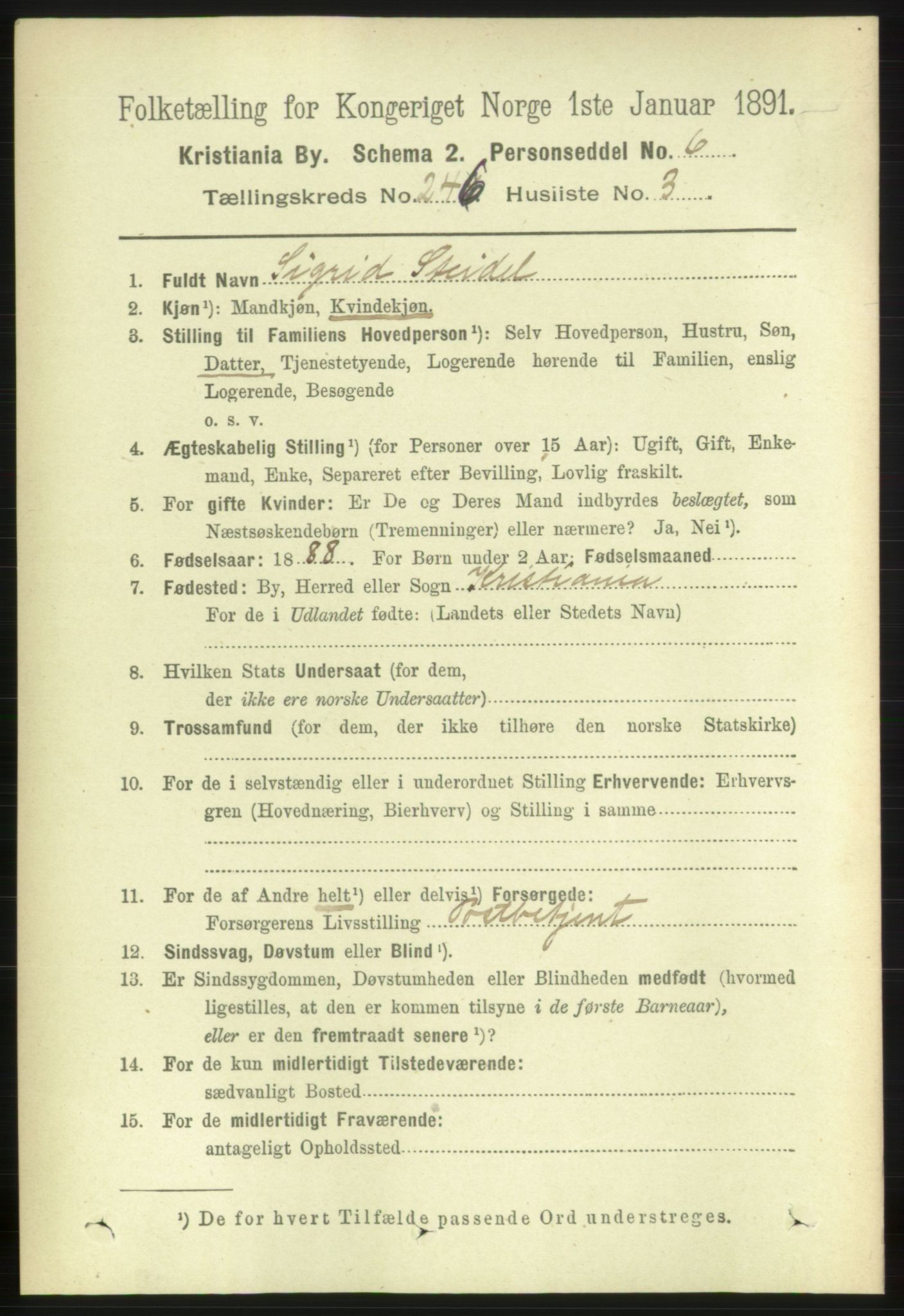 RA, 1891 census for 0301 Kristiania, 1891, p. 150002