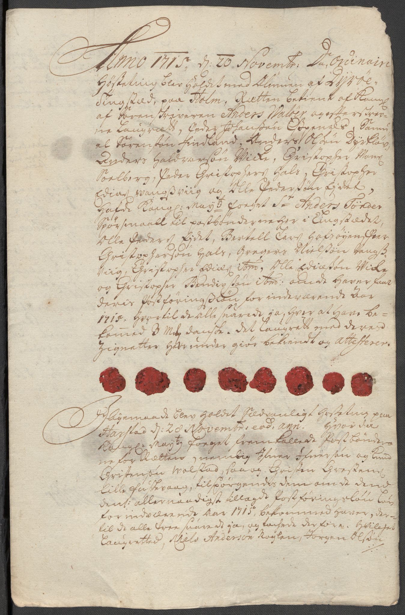 Rentekammeret inntil 1814, Reviderte regnskaper, Fogderegnskap, AV/RA-EA-4092/R68/L4761: Fogderegnskap Senja og Troms, 1715, p. 310