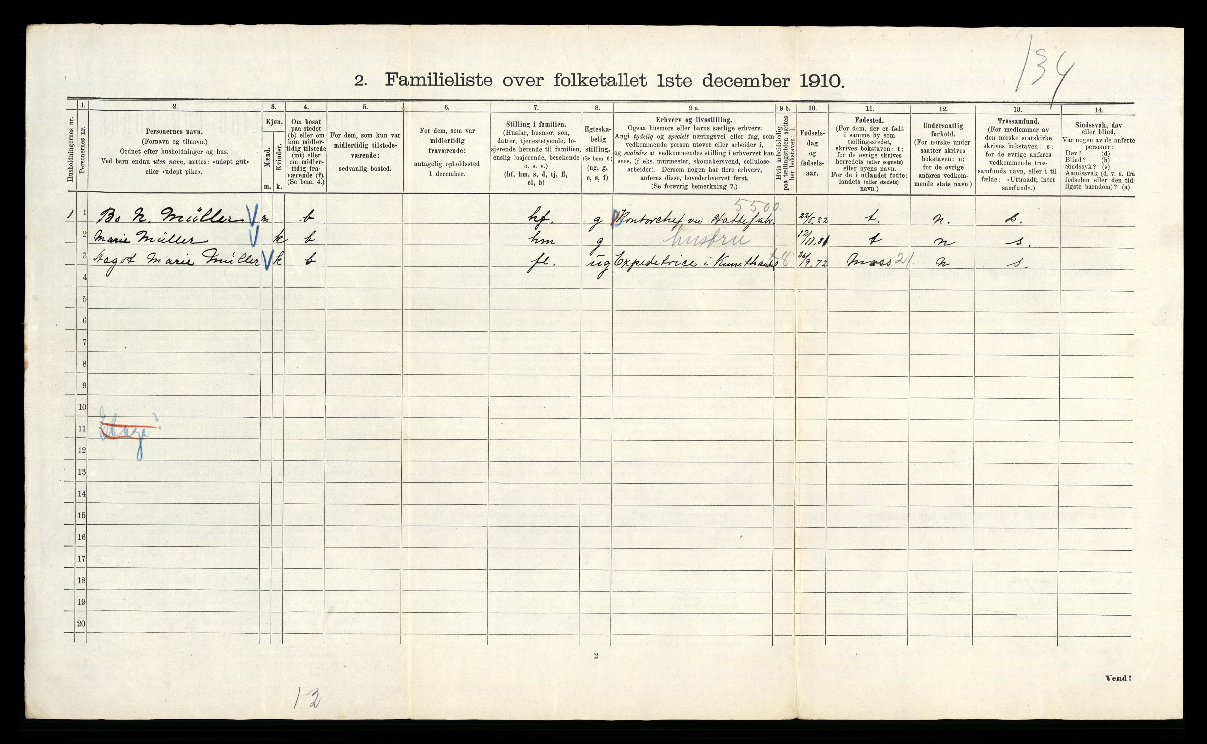 RA, 1910 census for Kristiania, 1910, p. 104942