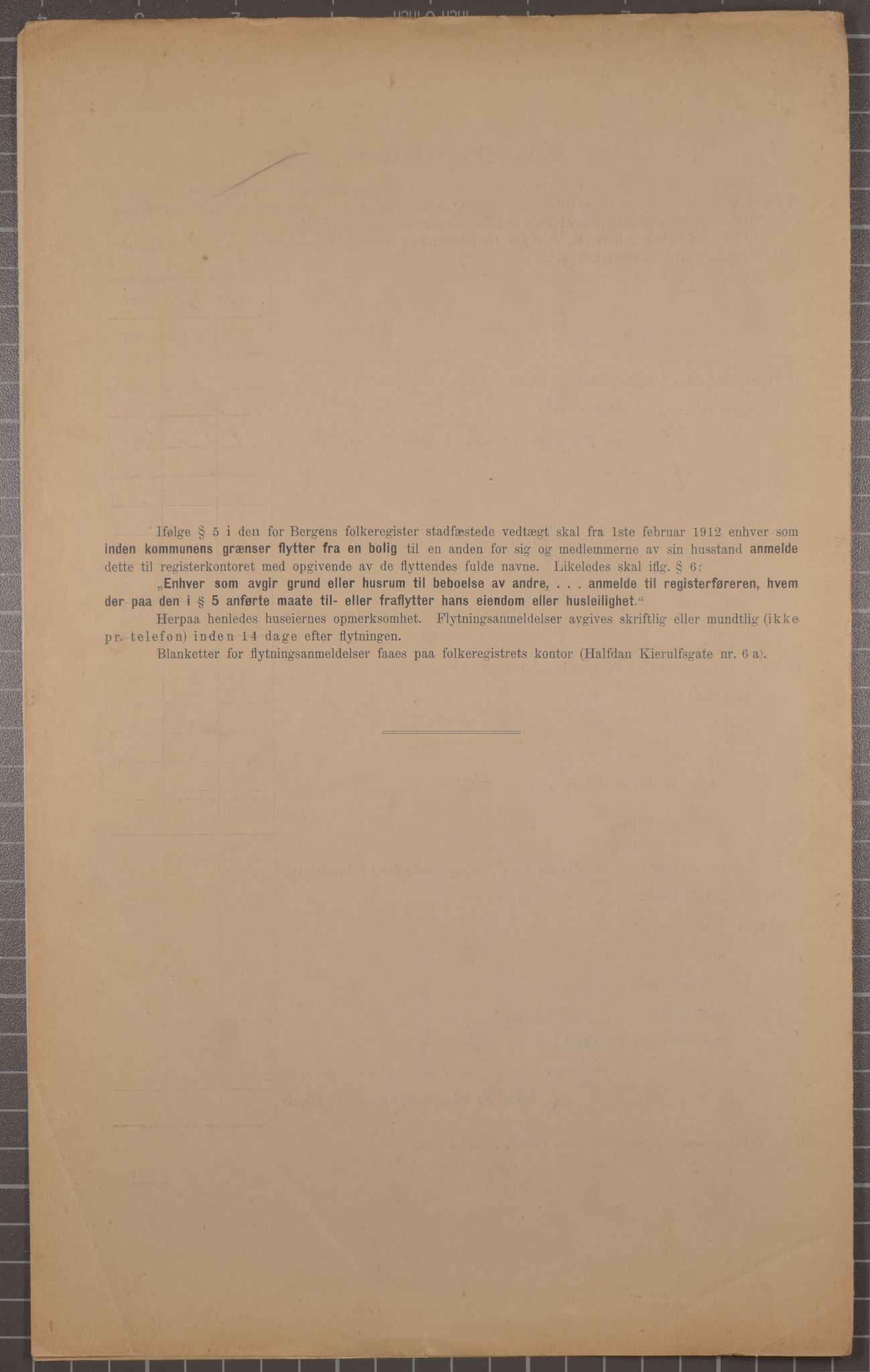 SAB, Municipal Census 1912 for Bergen, 1912, p. 920