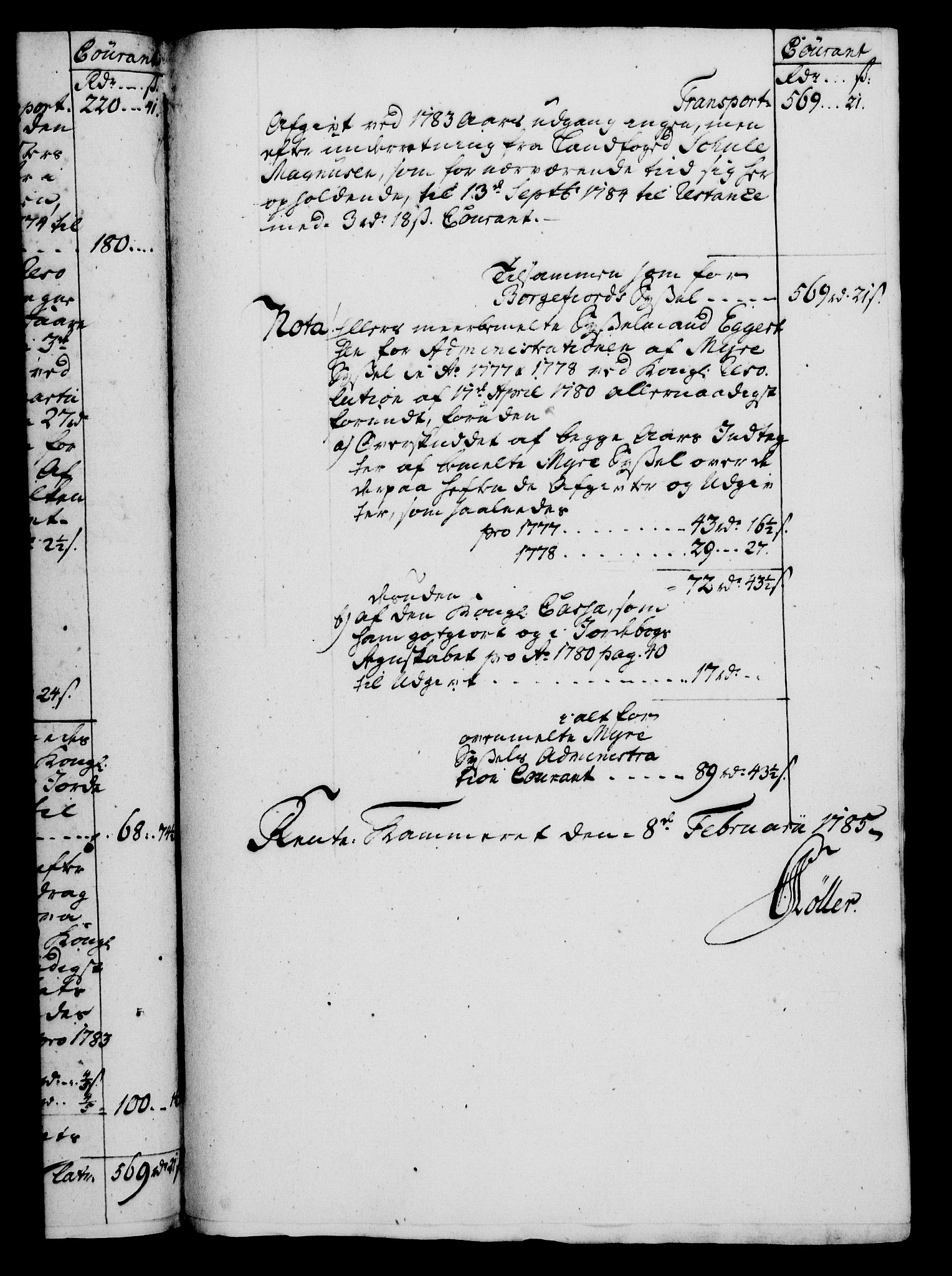 Rentekammeret, Kammerkanselliet, AV/RA-EA-3111/G/Gf/Gfa/L0068: Norsk relasjons- og resolusjonsprotokoll (merket RK 52.68), 1786, p. 532