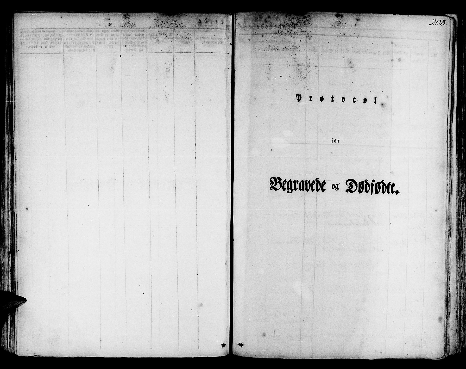 Hamre sokneprestembete, SAB/A-75501/H/Ha/Haa/Haaa/L0011: Parish register (official) no. A 11, 1826-1834, p. 208