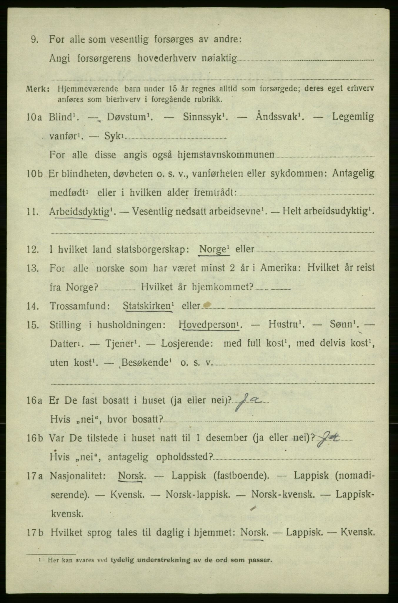 SATØ, 1920 census for Kjelvik, 1920, p. 3702