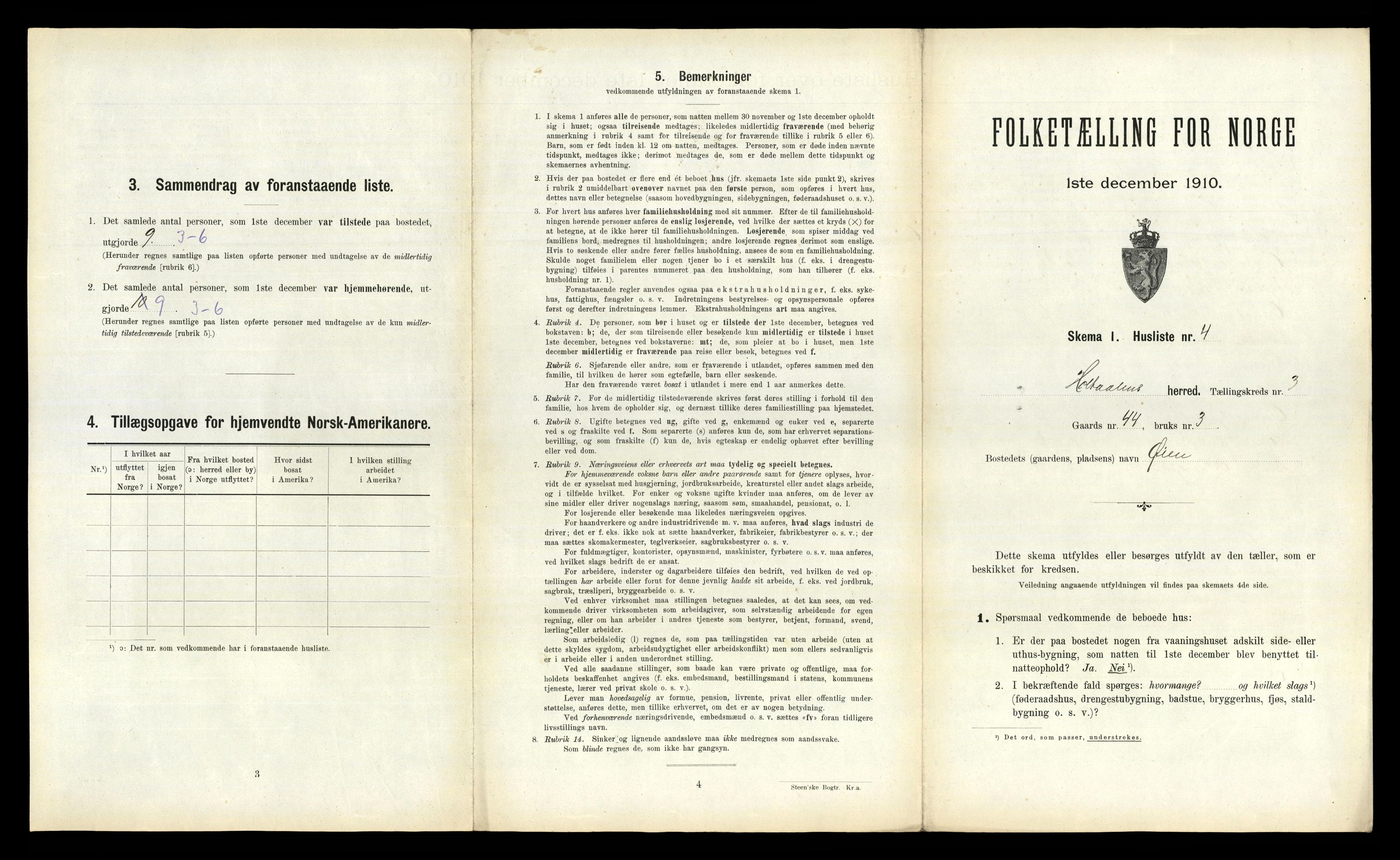 RA, 1910 census for Haltdalen, 1910, p. 230