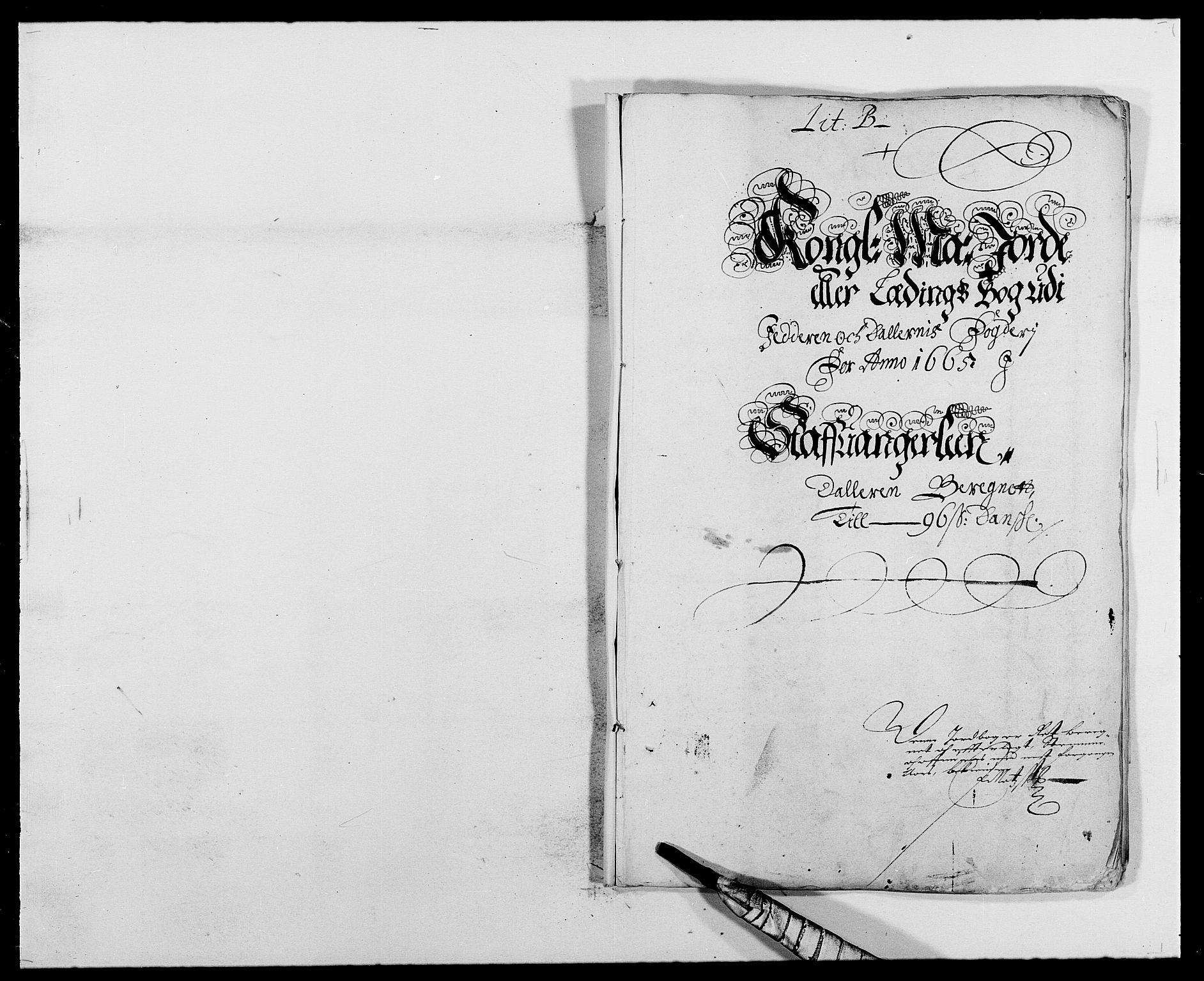 Rentekammeret inntil 1814, Reviderte regnskaper, Fogderegnskap, RA/EA-4092/R46/L2709: Fogderegnskap Jæren og Dalane, 1665-1667, p. 19