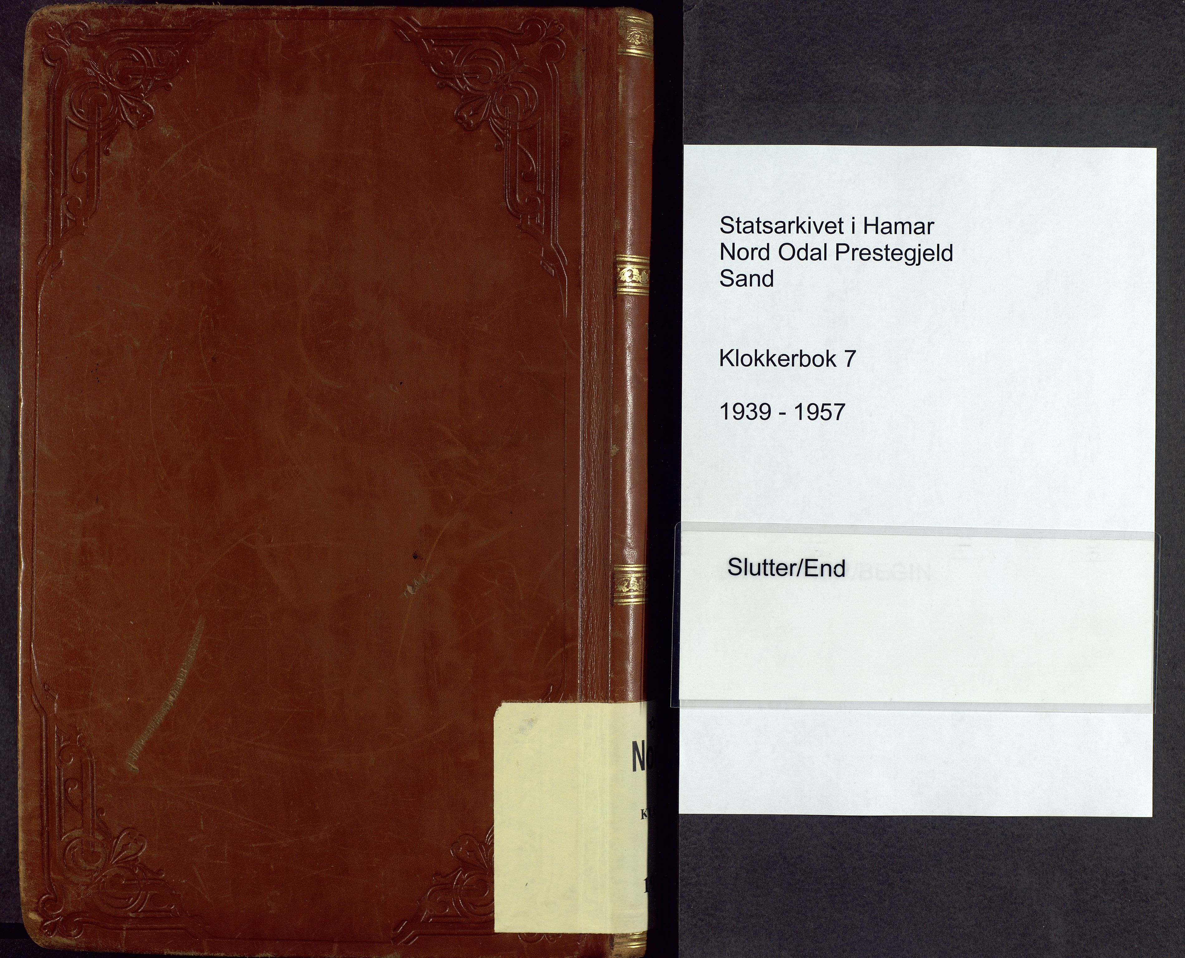 Nord-Odal prestekontor, AV/SAH-PREST-032/H/Ha/Hab/L0007: Parish register (copy) no. 7, 1939-1957