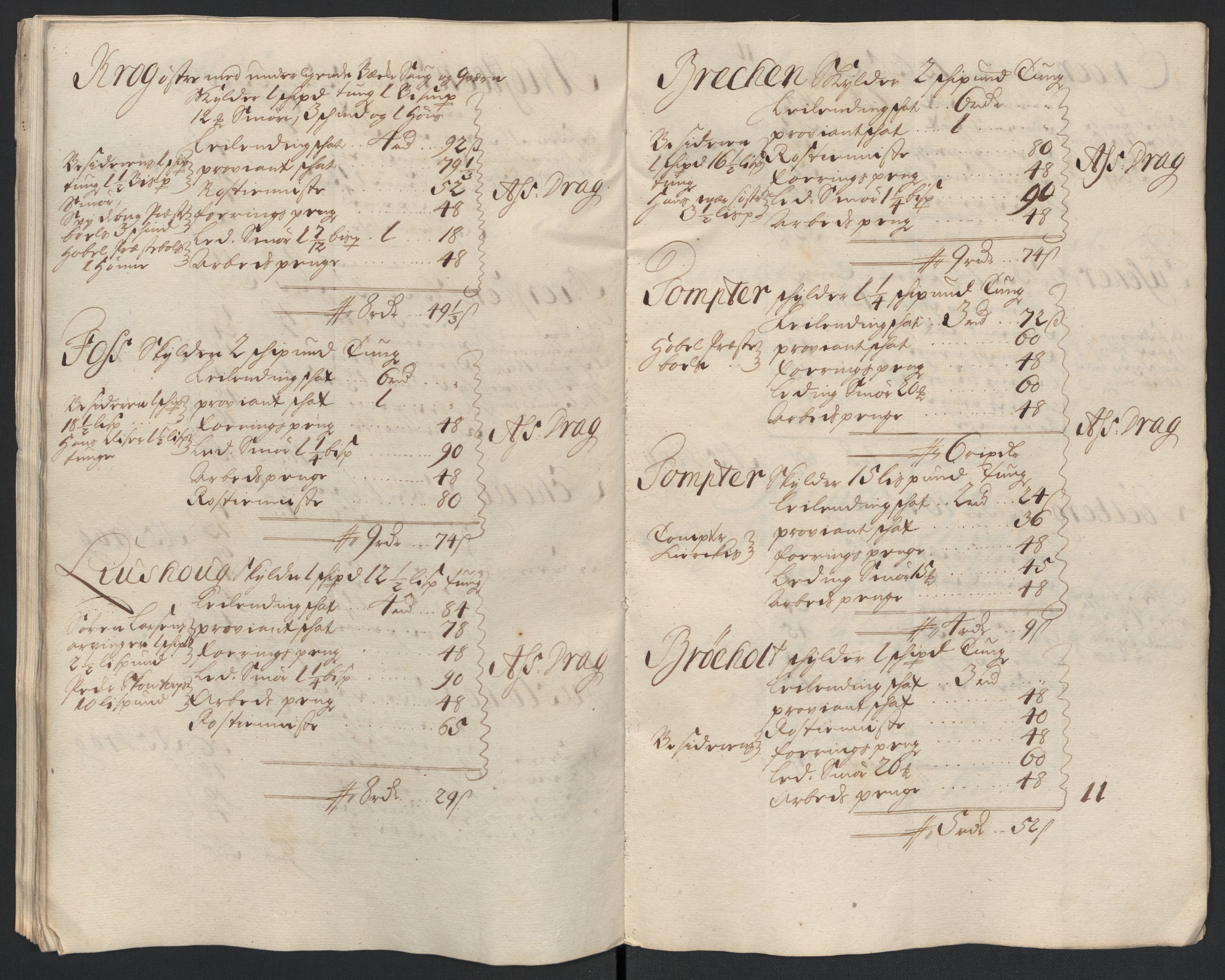 Rentekammeret inntil 1814, Reviderte regnskaper, Fogderegnskap, AV/RA-EA-4092/R04/L0135: Fogderegnskap Moss, Onsøy, Tune, Veme og Åbygge, 1709-1710, p. 319