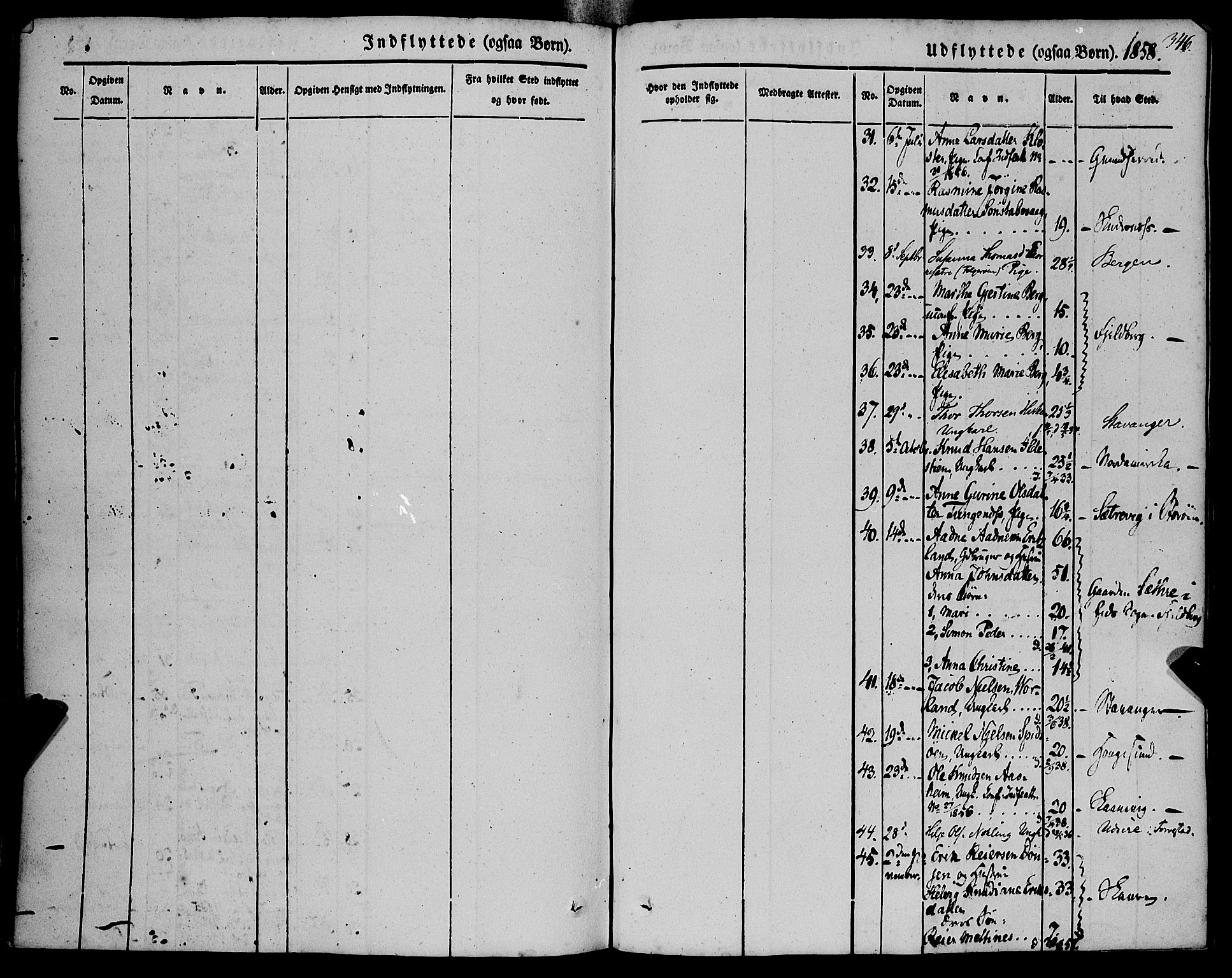 Finnås sokneprestembete, AV/SAB-A-99925/H/Ha/Haa/Haaa/L0007: Parish register (official) no. A 7, 1850-1862, p. 346