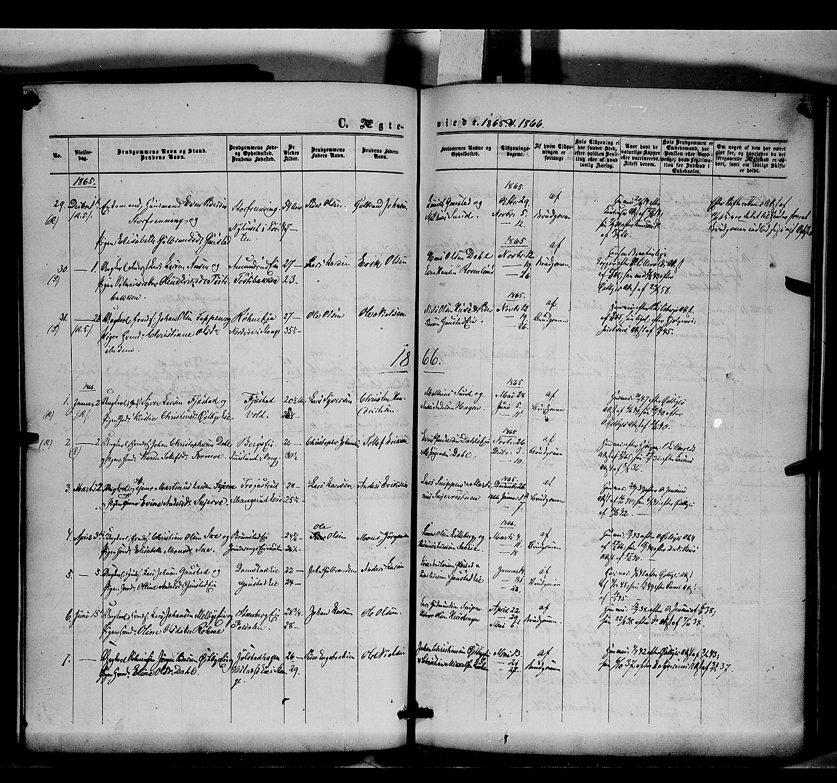 Romedal prestekontor, AV/SAH-PREST-004/K/L0005: Parish register (official) no. 5, 1862-1874, p. 210