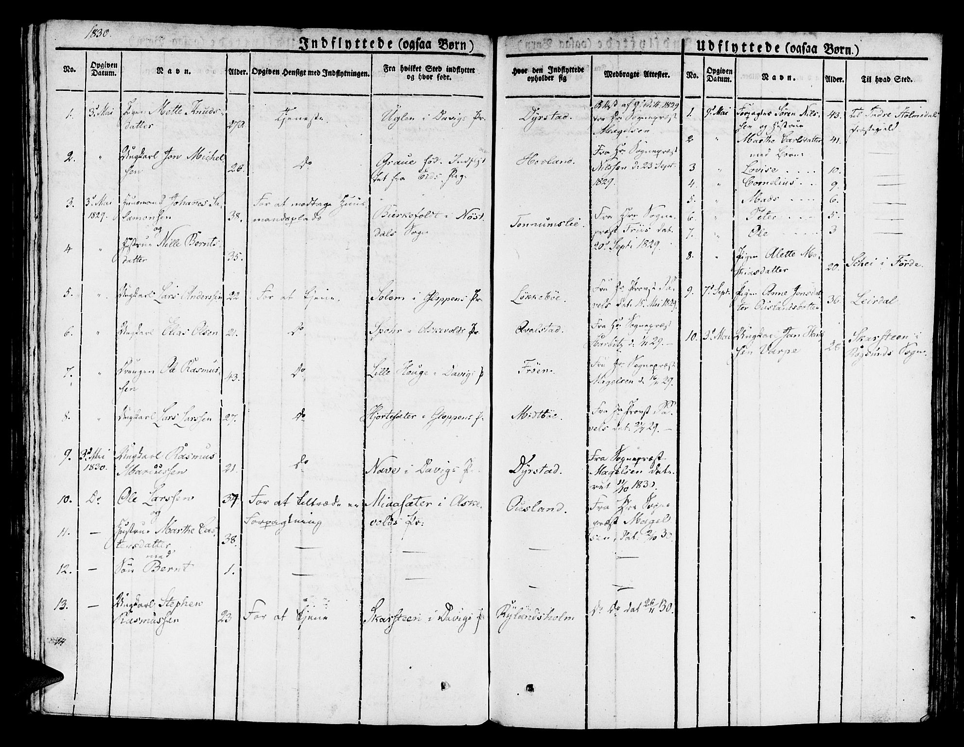 Kinn sokneprestembete, SAB/A-80801/H/Haa/Haaa/L0004/0002: Parish register (official) no. A 4II, 1822-1840, p. 7