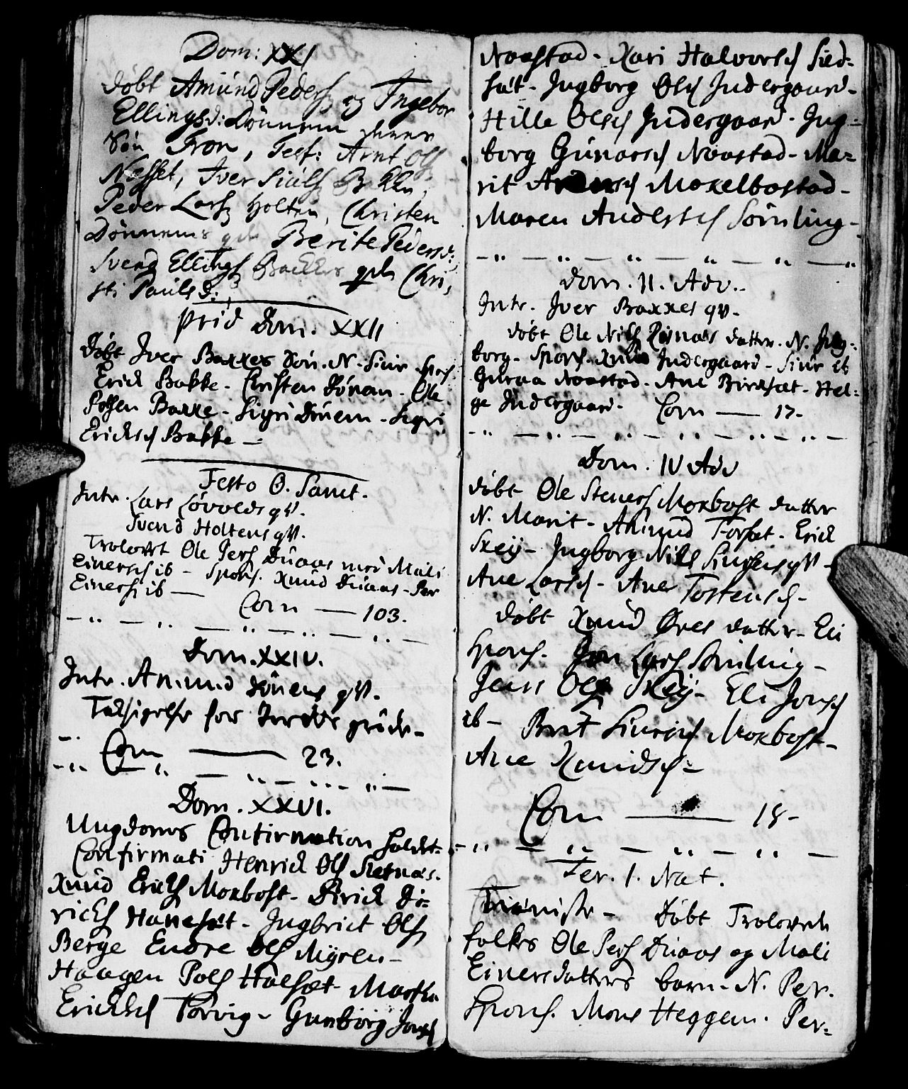 Ministerialprotokoller, klokkerbøker og fødselsregistre - Møre og Romsdal, AV/SAT-A-1454/584/L0964: Parish register (official) no. 584A04, 1732-1754