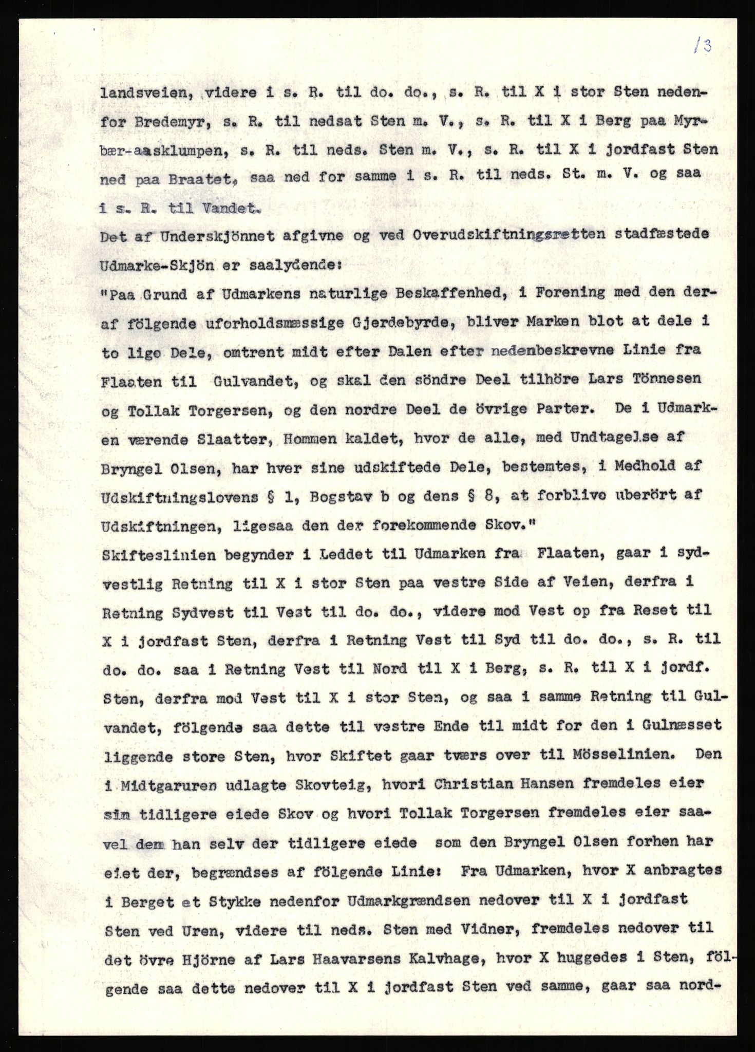 Statsarkivet i Stavanger, AV/SAST-A-101971/03/Y/Yj/L0028: Avskrifter sortert etter gårdsnavn: Gudla - Haga i Håland, 1750-1930, p. 258