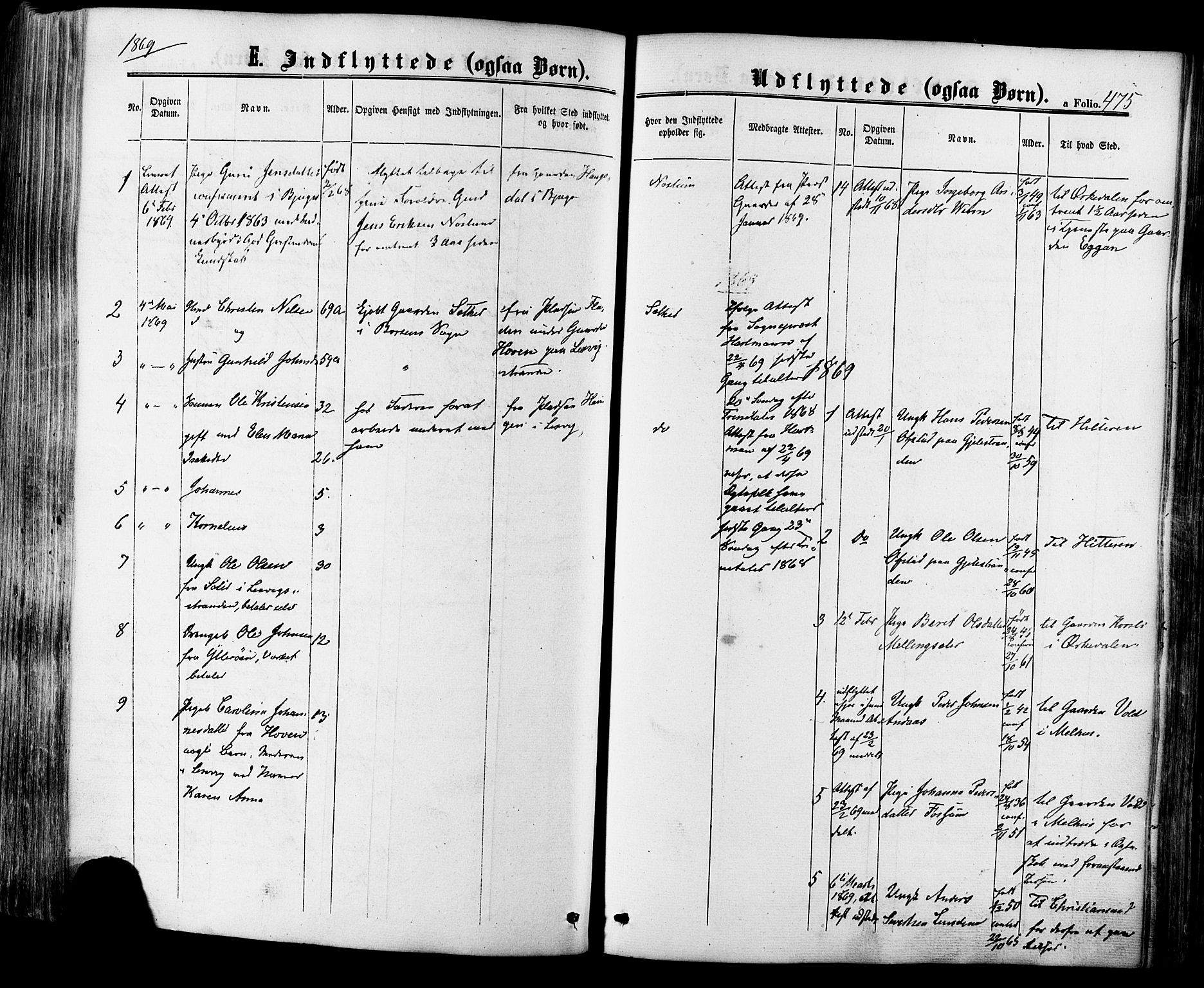 Ministerialprotokoller, klokkerbøker og fødselsregistre - Sør-Trøndelag, SAT/A-1456/665/L0772: Parish register (official) no. 665A07, 1856-1878, p. 475