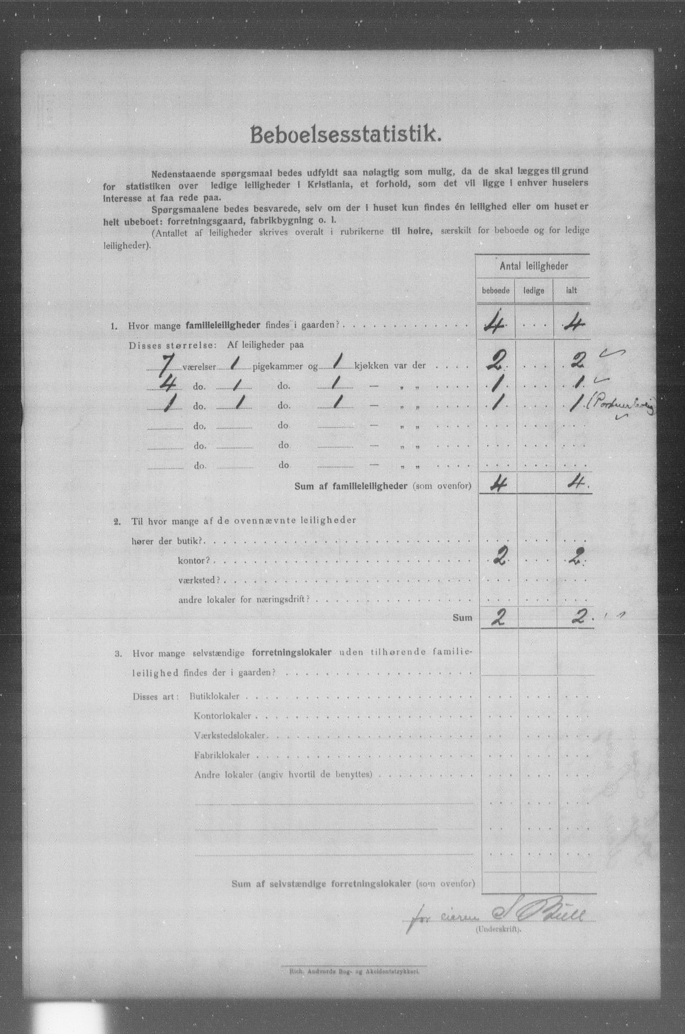 OBA, Municipal Census 1904 for Kristiania, 1904, p. 17183