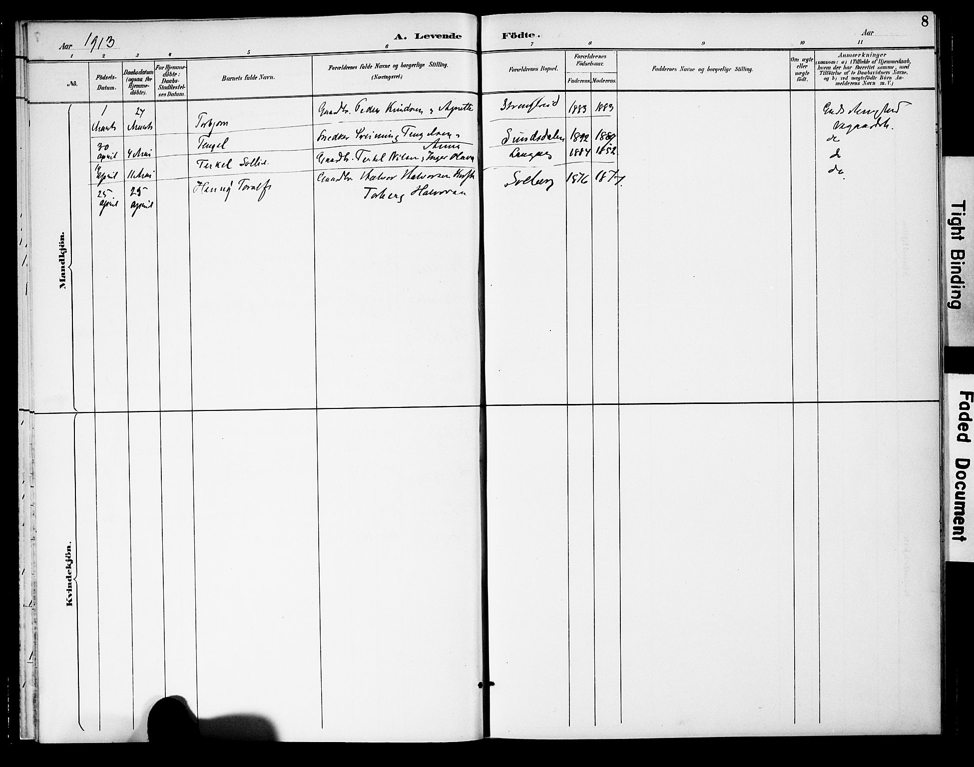 Holt sokneprestkontor, AV/SAK-1111-0021/F/Fa/L0011: Parish register (official) no. A 11, 1880-1931, p. 8