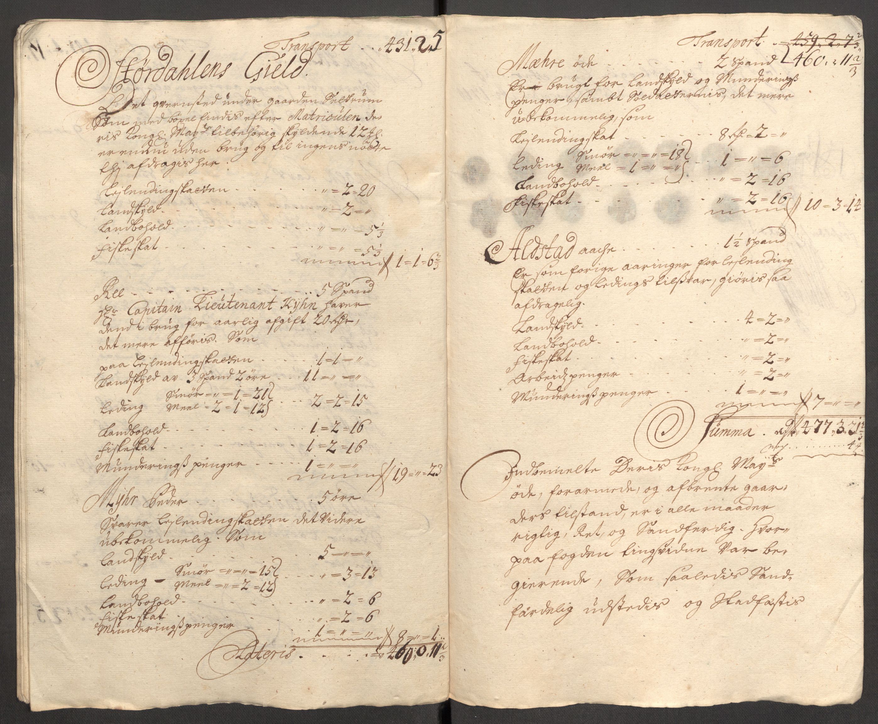 Rentekammeret inntil 1814, Reviderte regnskaper, Fogderegnskap, RA/EA-4092/R62/L4200: Fogderegnskap Stjørdal og Verdal, 1710, p. 257