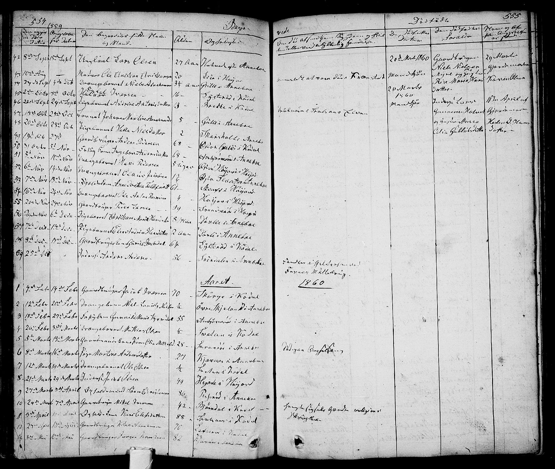 Andebu kirkebøker, AV/SAKO-A-336/G/Ga/L0003: Parish register (copy) no. I 3, 1832-1867, p. 554-555