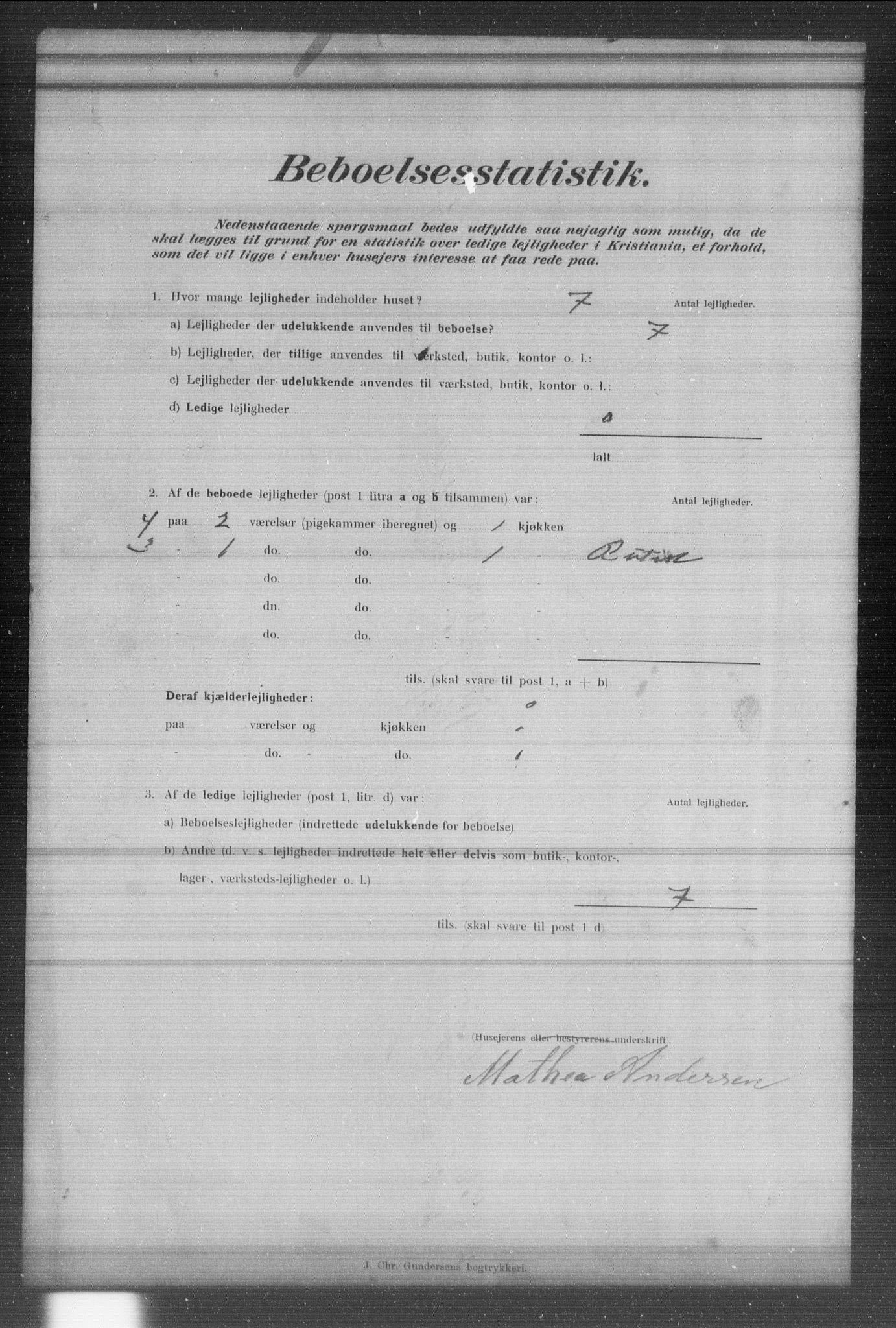 OBA, Municipal Census 1902 for Kristiania, 1902, p. 18952