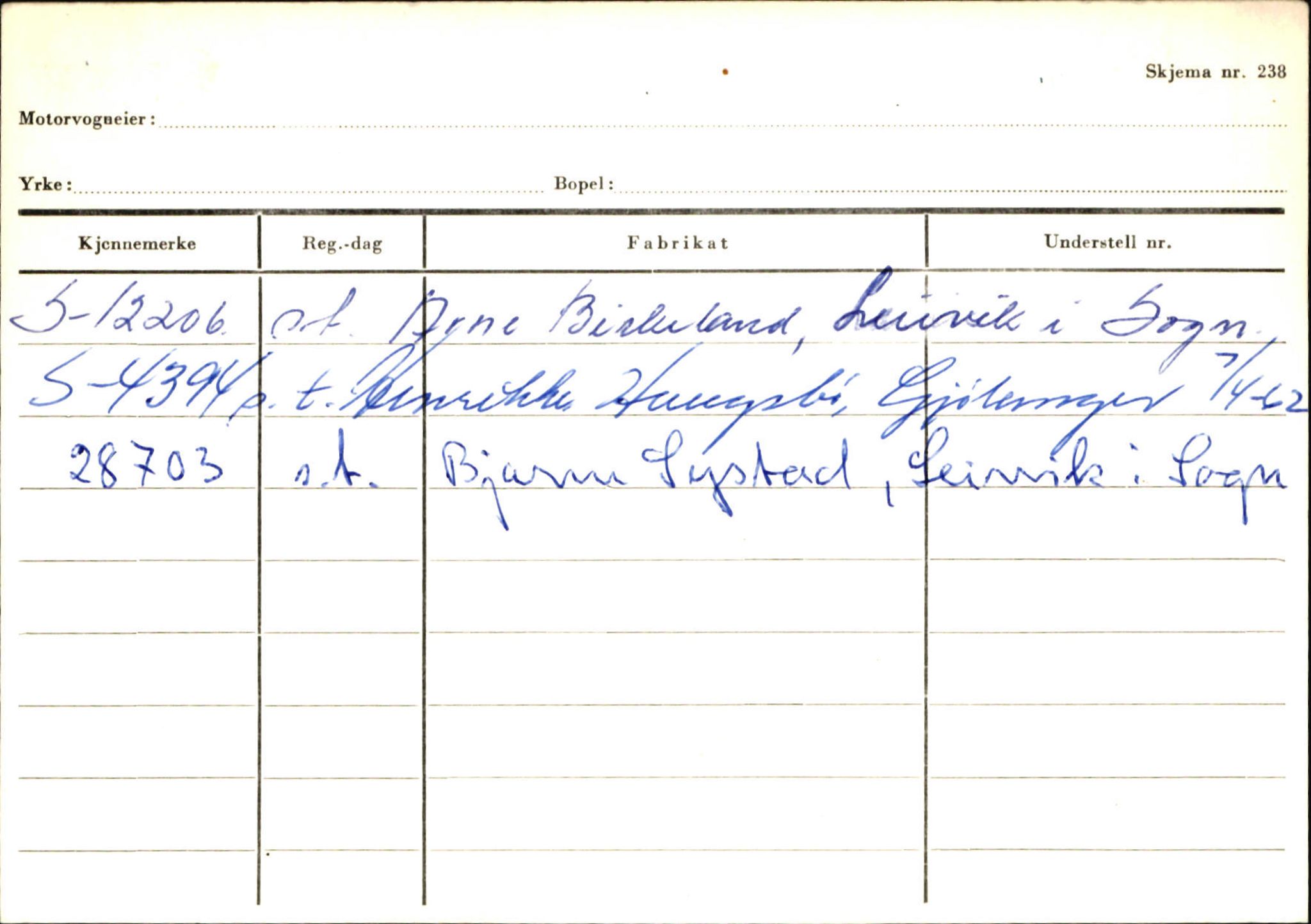 Statens vegvesen, Sogn og Fjordane vegkontor, AV/SAB-A-5301/4/F/L0130: Eigarregister Eid T-Å. Høyanger A-O, 1945-1975, p. 1425