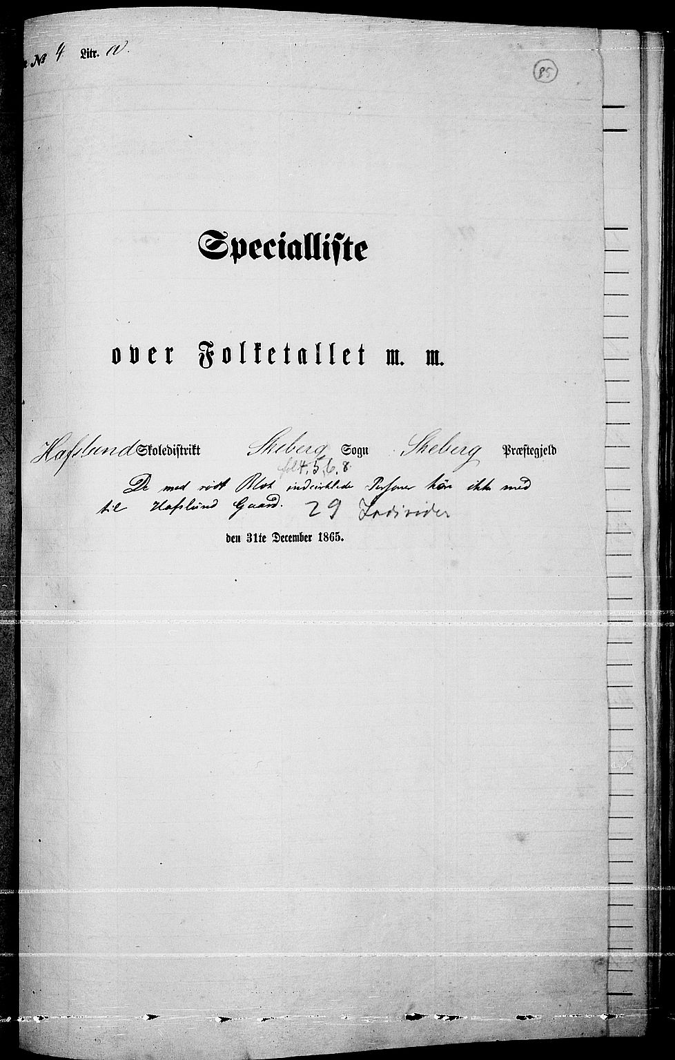 RA, 1865 census for Skjeberg, 1865, p. 79