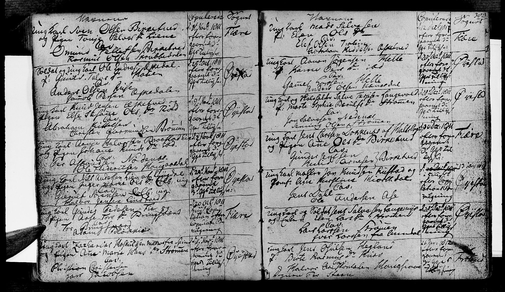 Øyestad sokneprestkontor, AV/SAK-1111-0049/F/Fa/L0011: Parish register (official) no. A 11, 1805-1824, p. 382