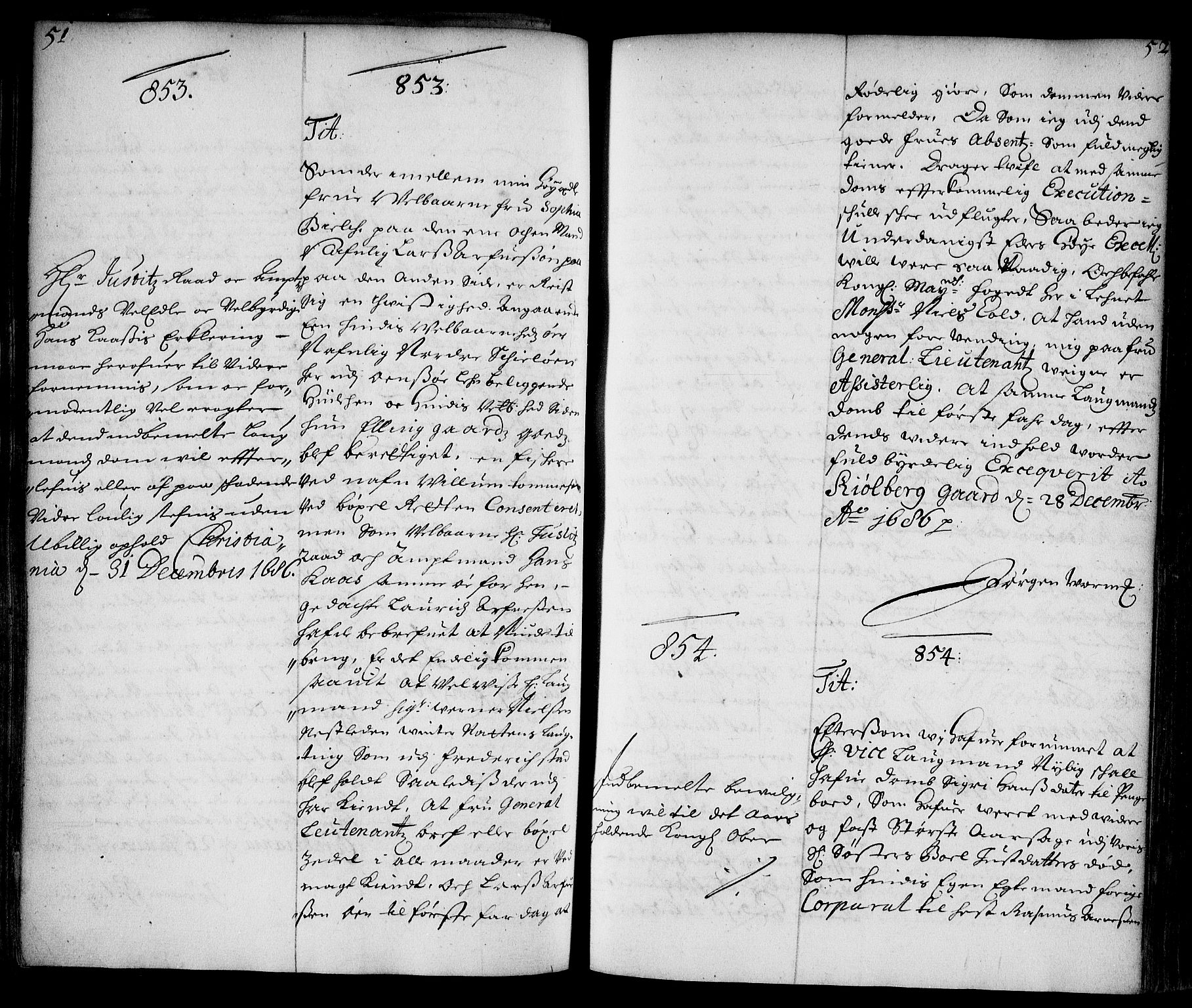 Stattholderembetet 1572-1771, AV/RA-EA-2870/Ae/L0004: Supplikasjons- og resolusjonsprotokoll, 1687, p. 51b-52a