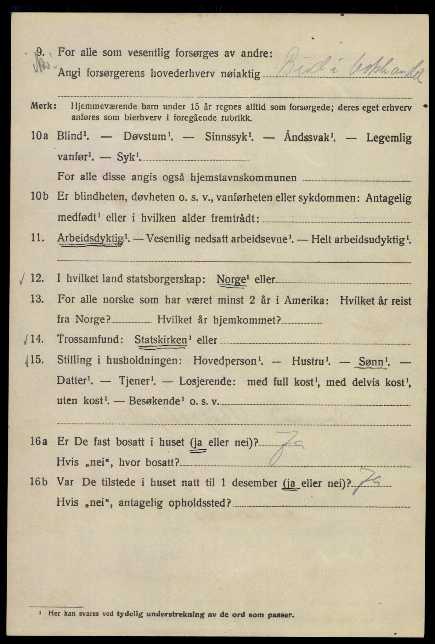 SAO, 1920 census for Kristiania, 1920, p. 513066