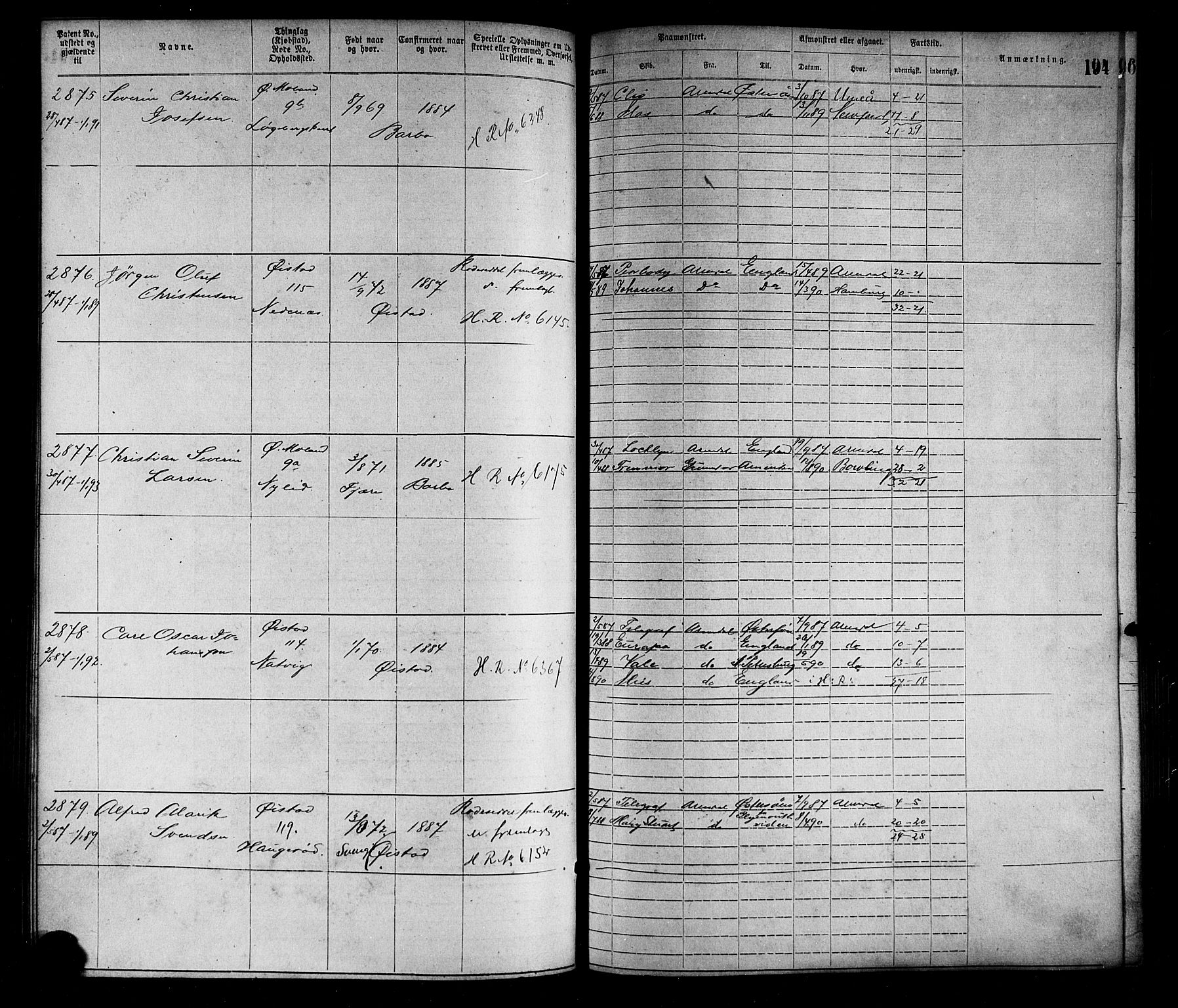 Arendal mønstringskrets, SAK/2031-0012/F/Fa/L0003: Annotasjonsrulle nr 1911-3827 med register, S-3, 1880-1892, p. 225