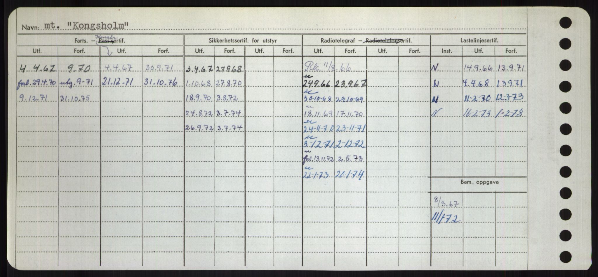 Sjøfartsdirektoratet med forløpere, Skipsmålingen, AV/RA-S-1627/H/Hd/L0020: Fartøy, K-Kon, p. 564