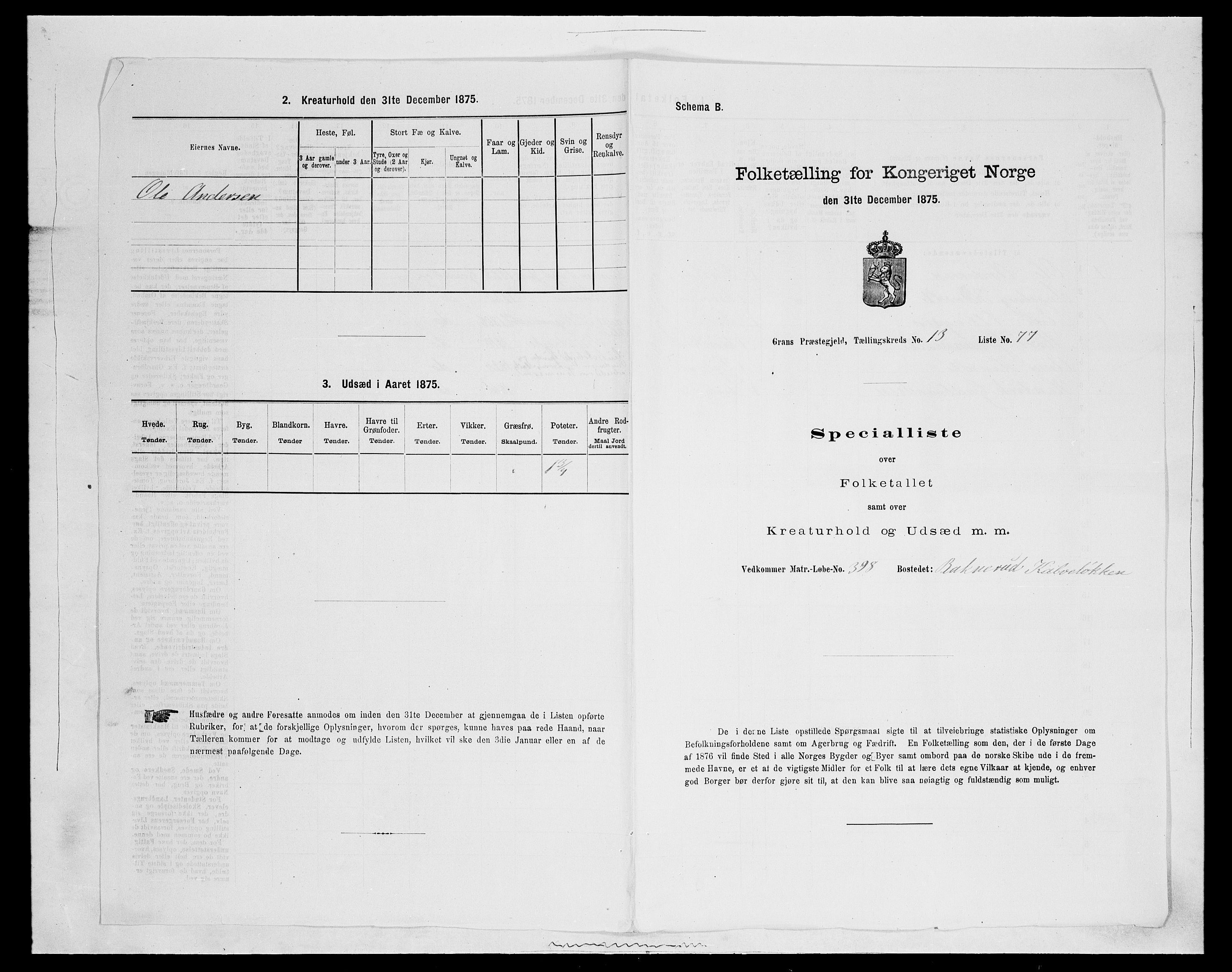 SAH, 1875 census for 0534P Gran, 1875, p. 2524