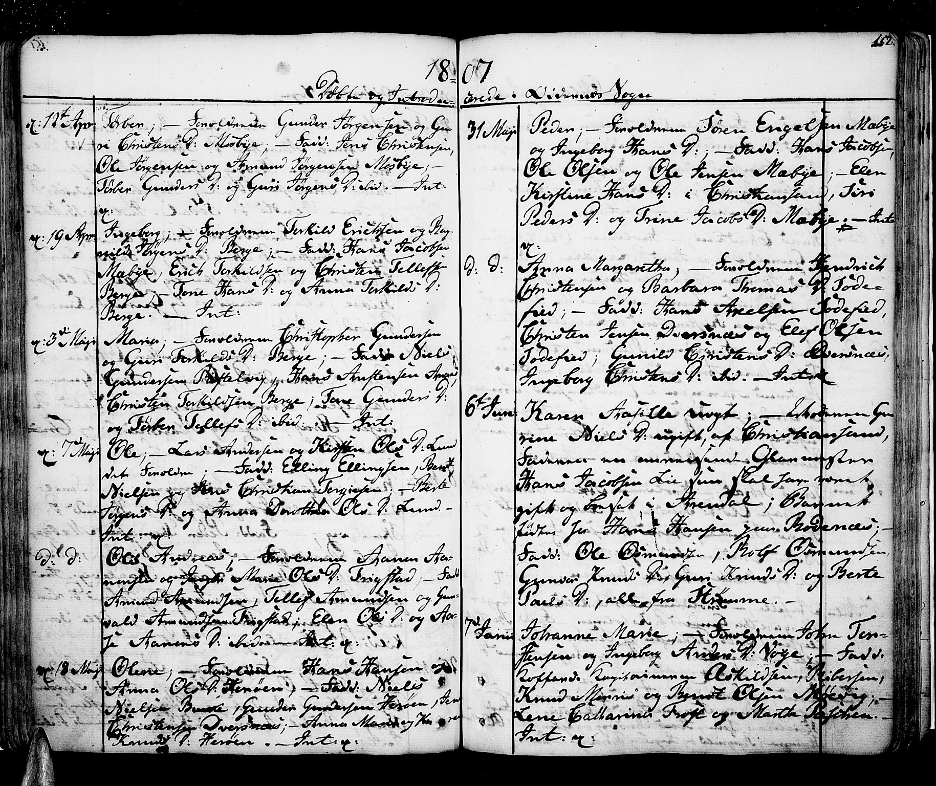 Oddernes sokneprestkontor, AV/SAK-1111-0033/F/Fa/Faa/L0004: Parish register (official) no. A 4, 1764-1820, p. 152